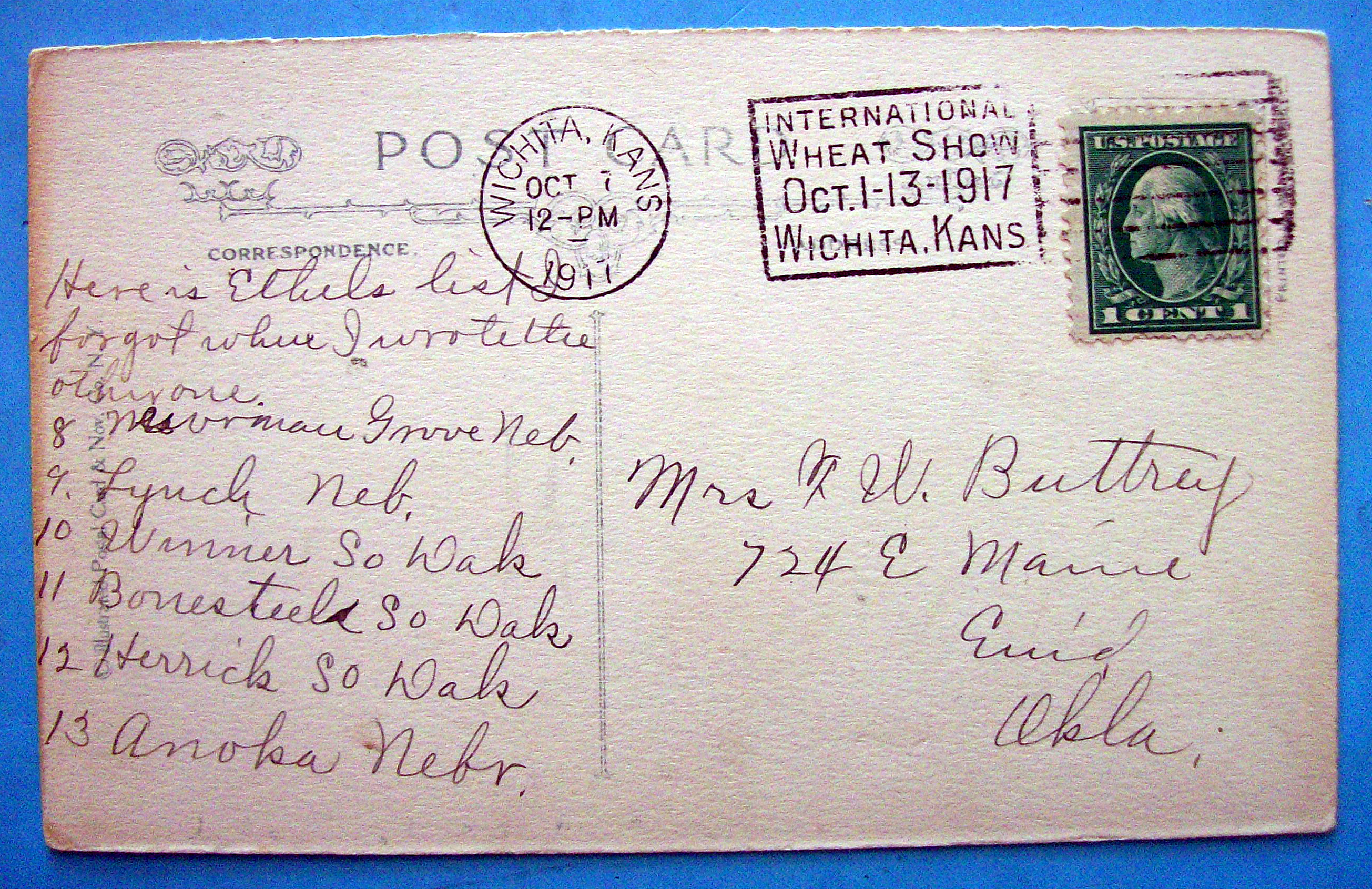 Old Glory Postcard with Boy Holding His Hat & Flag