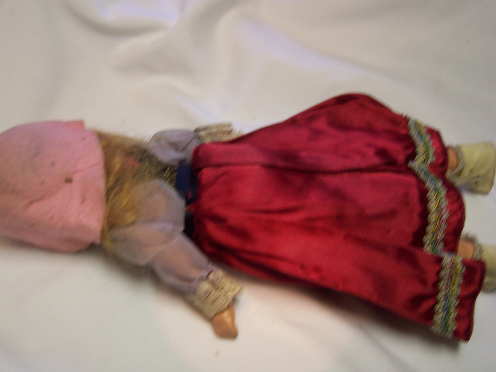 Composition Doll Peasant Girl Original 1930s