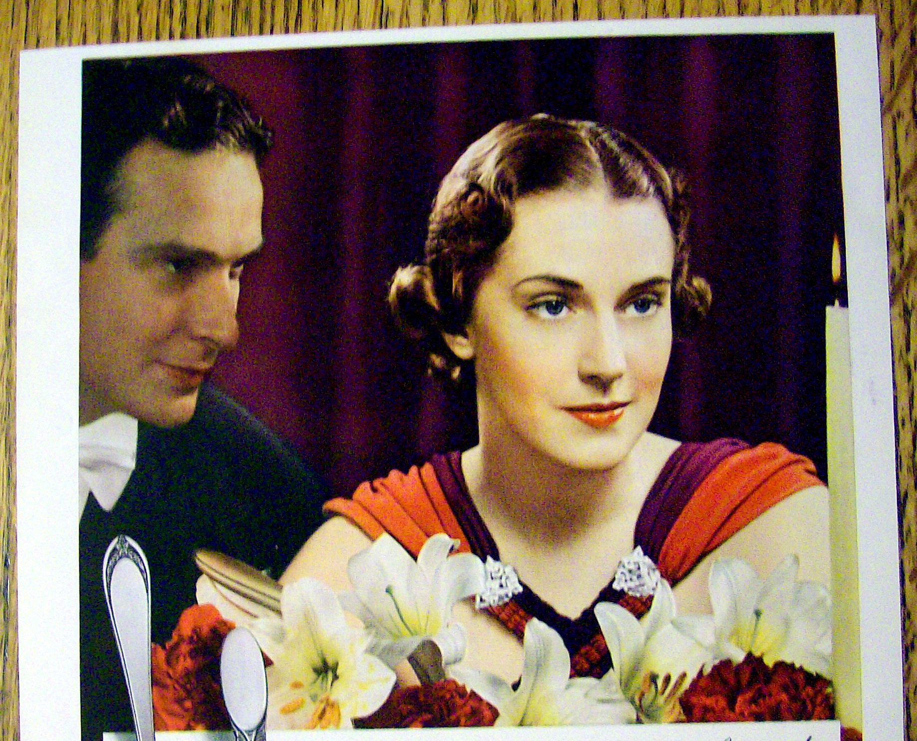 1936 1847 Rogers Bros. Silverware with Lovely Woman