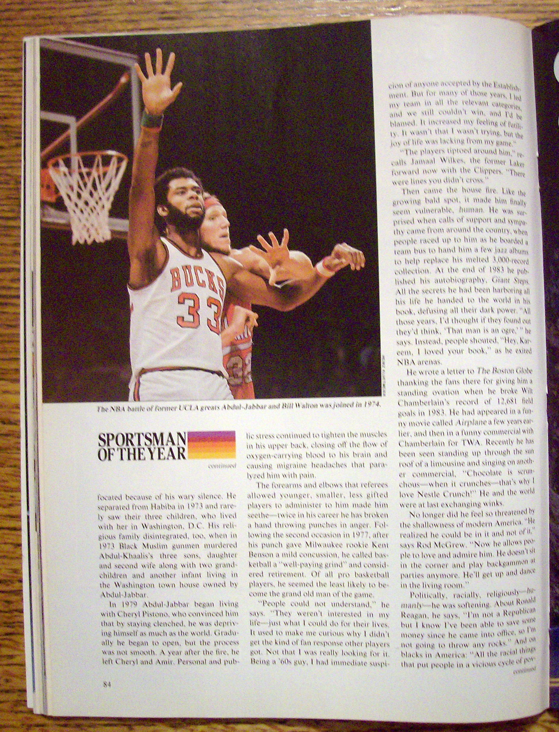 Sports Illustrated Magazine-December 23-30, 1985-Kareem