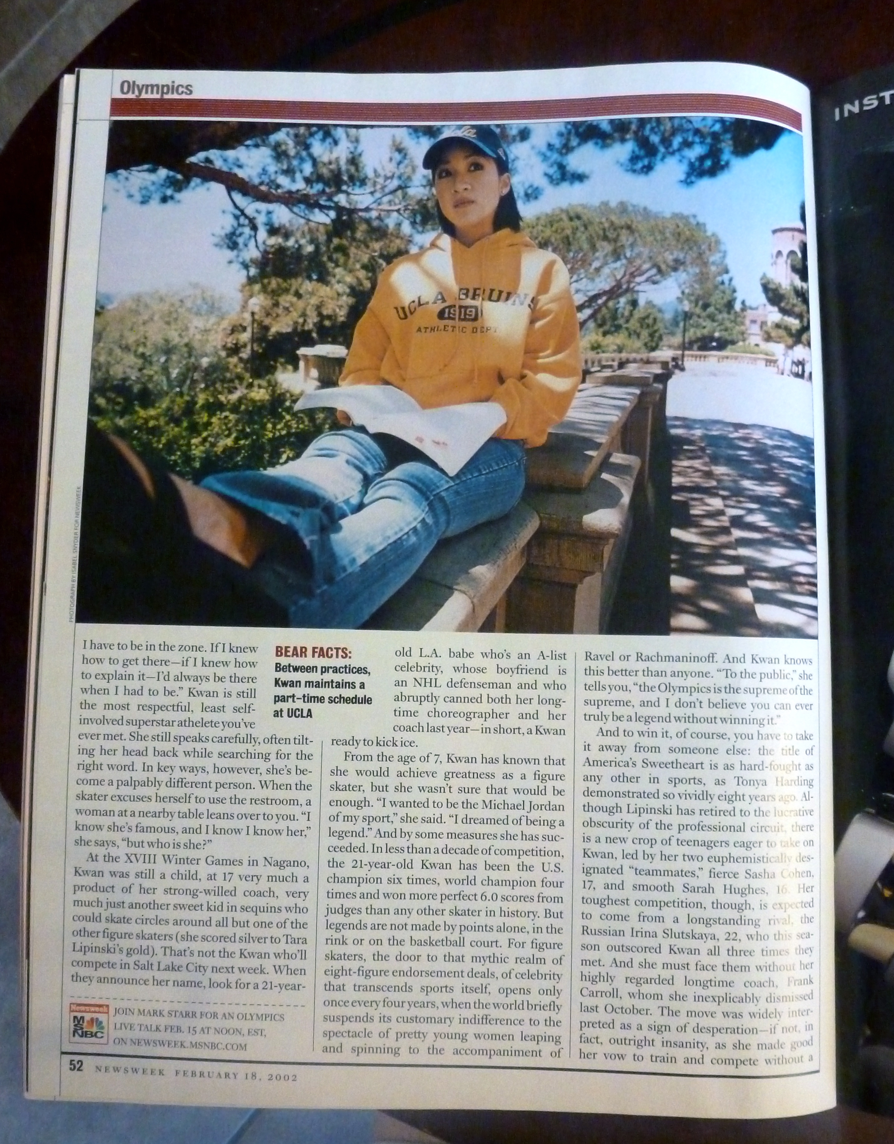 Newsweek Magazine-February 18, 2002-Michelle Kwan
