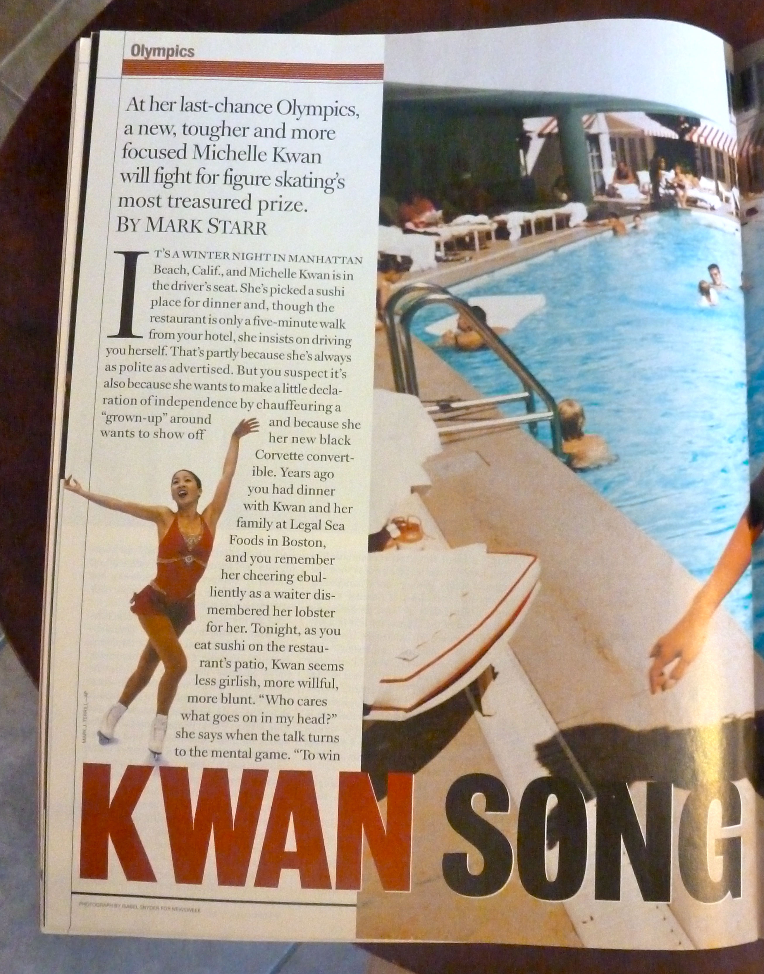 Newsweek Magazine-February 18, 2002-Michelle Kwan