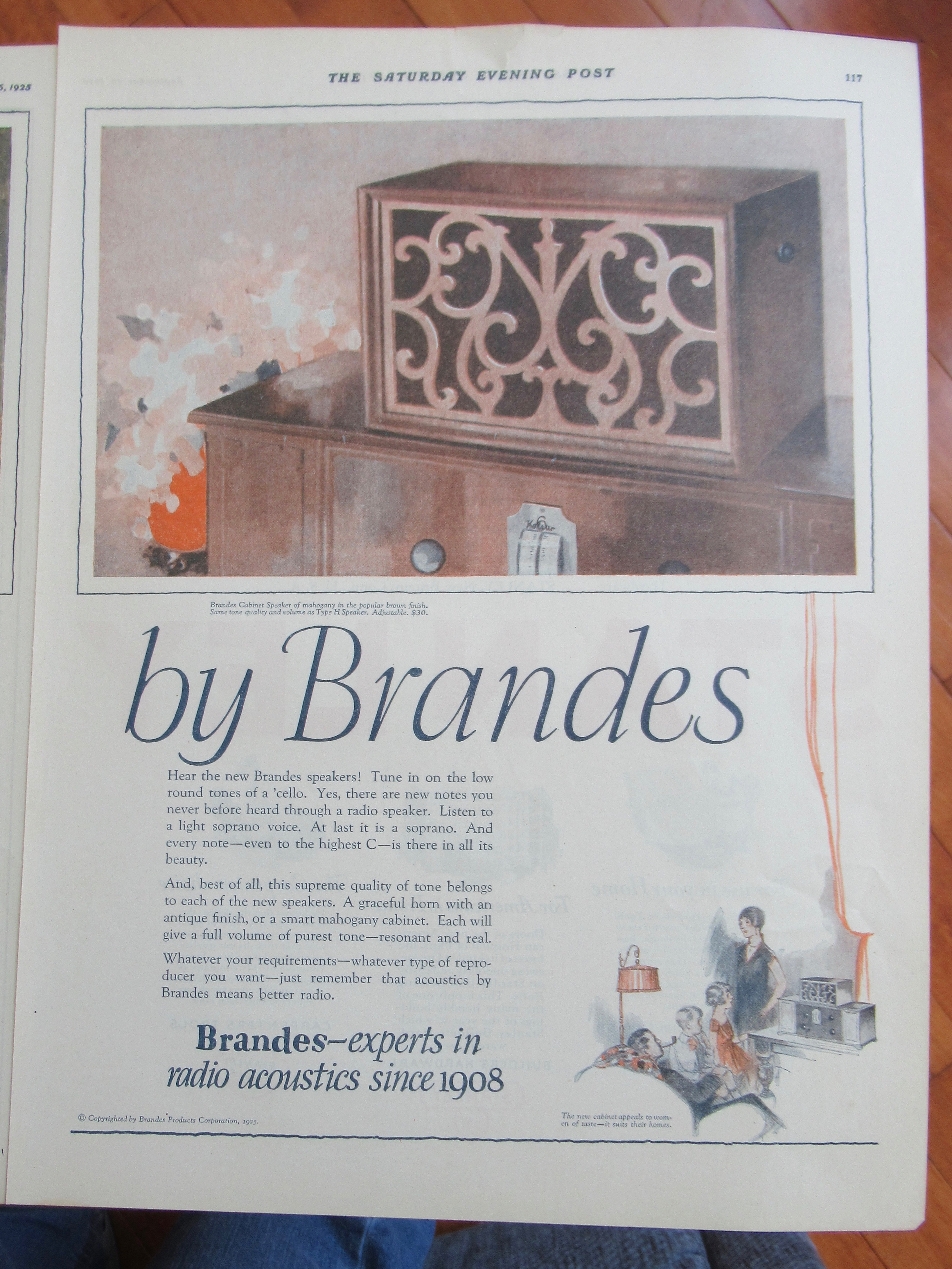 1925 Acoustics with the Brandes Speakers