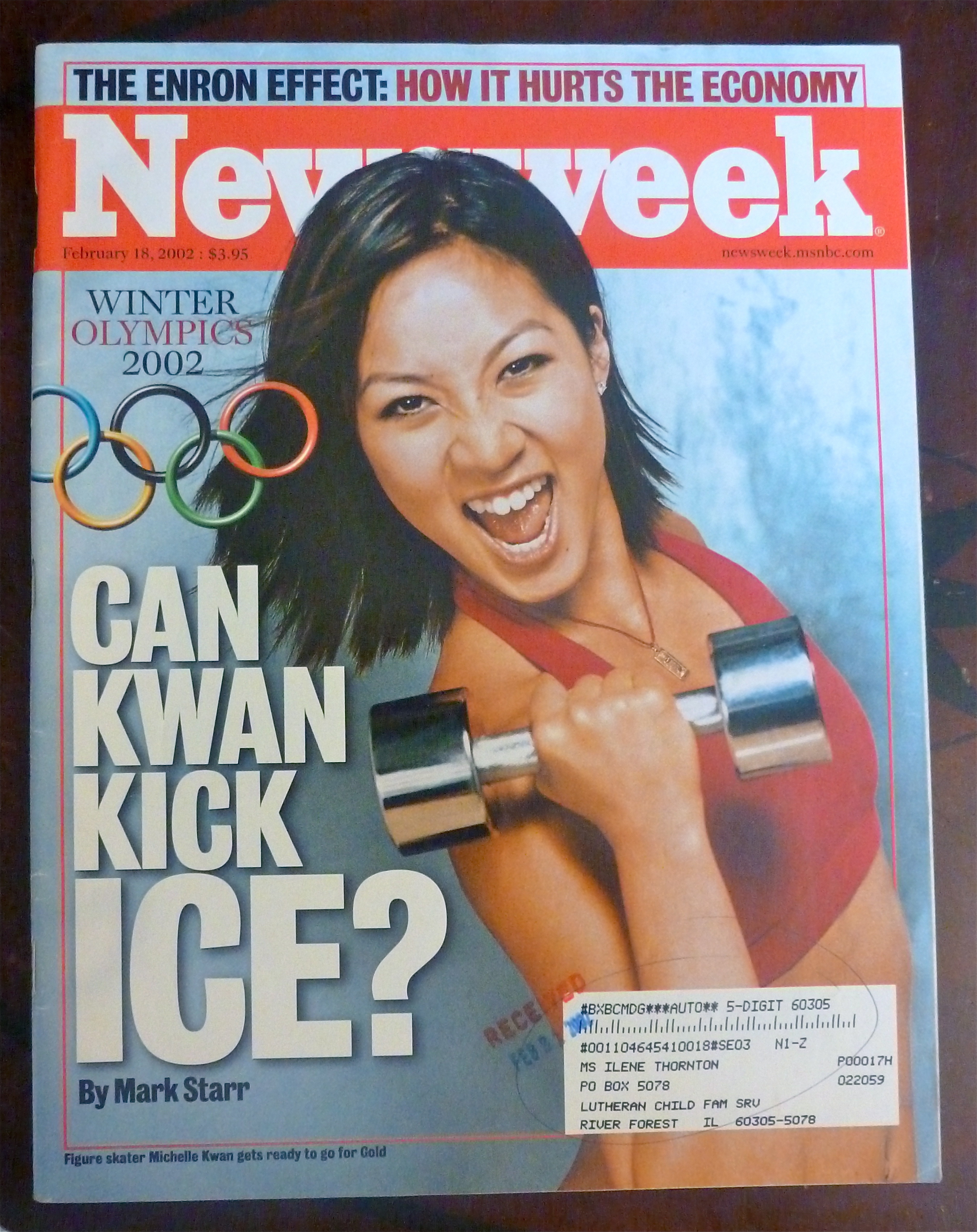 Newsweek Magazine-February 18, 2002-Michelle Kwan