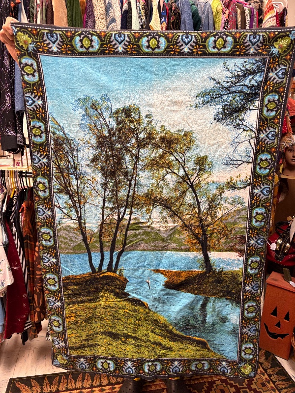 ATC New York Tapestry 33" X 79" Lake Goose Tree Scenic