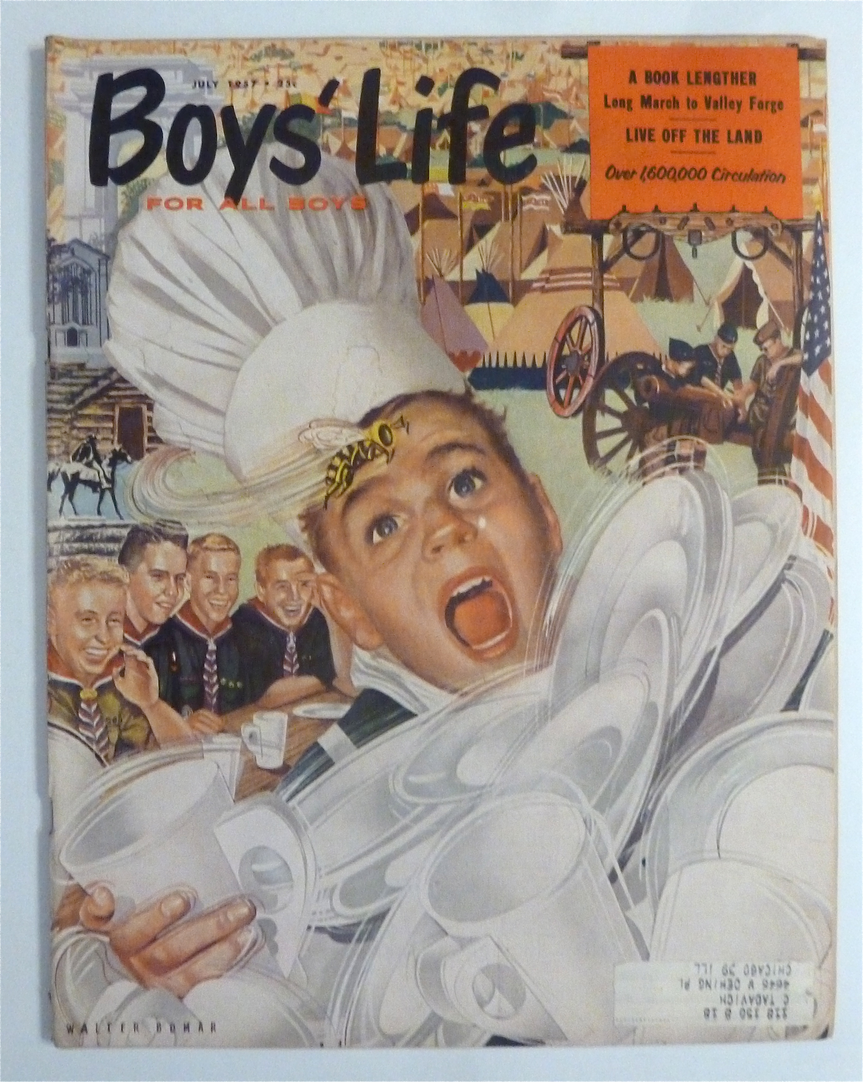 Boys' Life Magazine July 1957 Live Off The Land