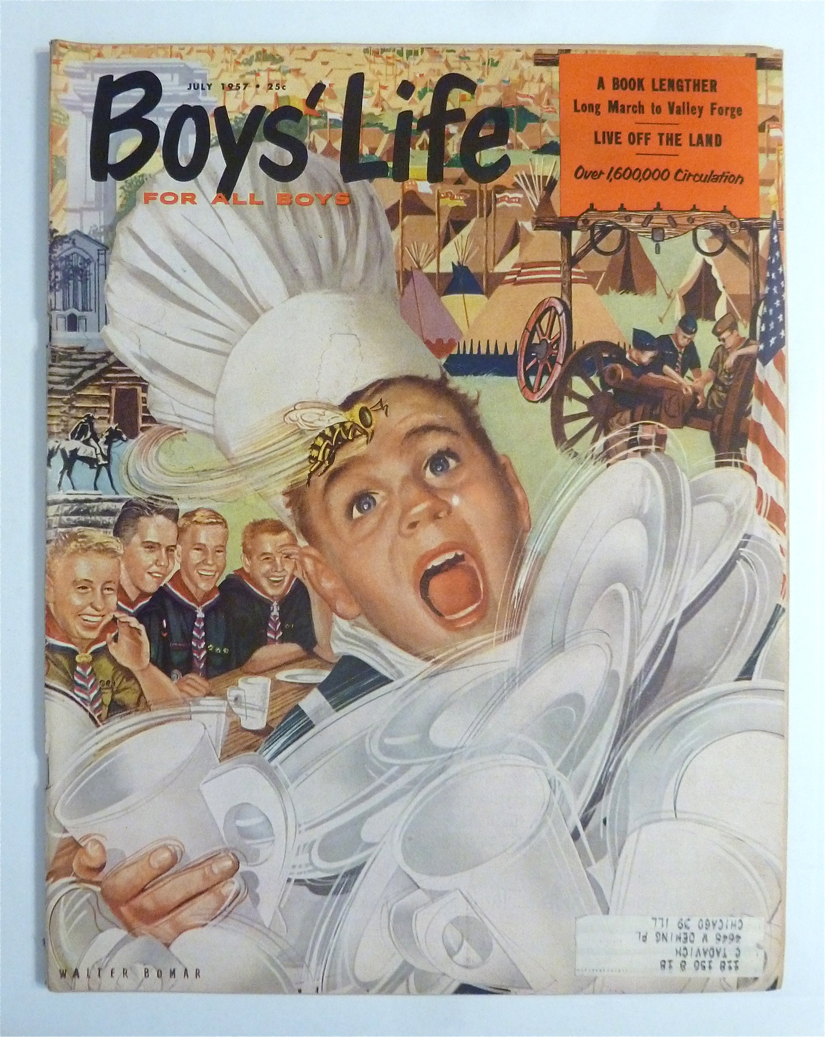Boys' Life Magazine July 1957 Live Off The Land