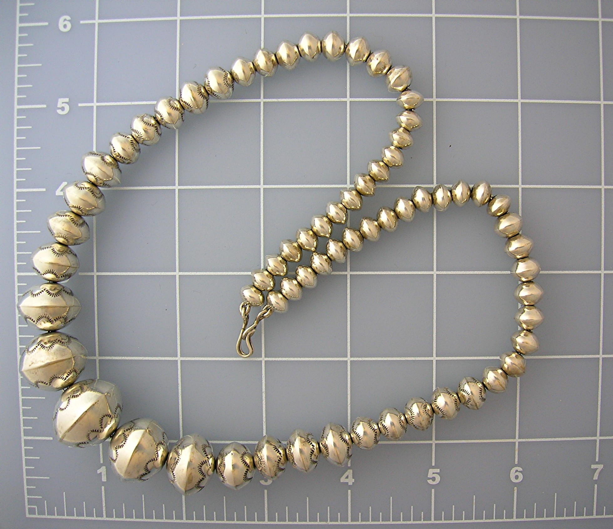 Navajo Pearls Sterling Silver 78 Grams