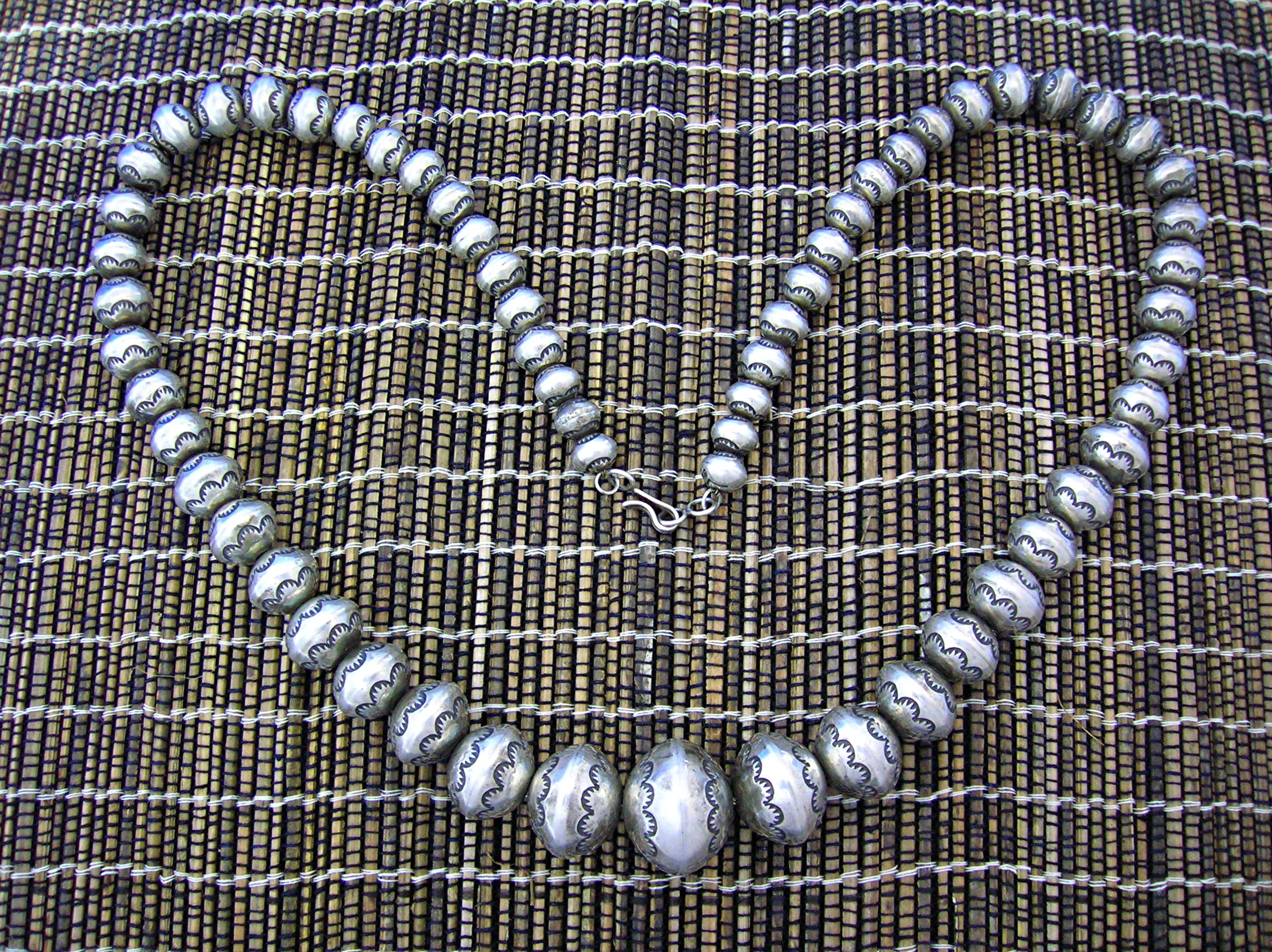 Navajo Pearls Sterling Silver 78 Grams
