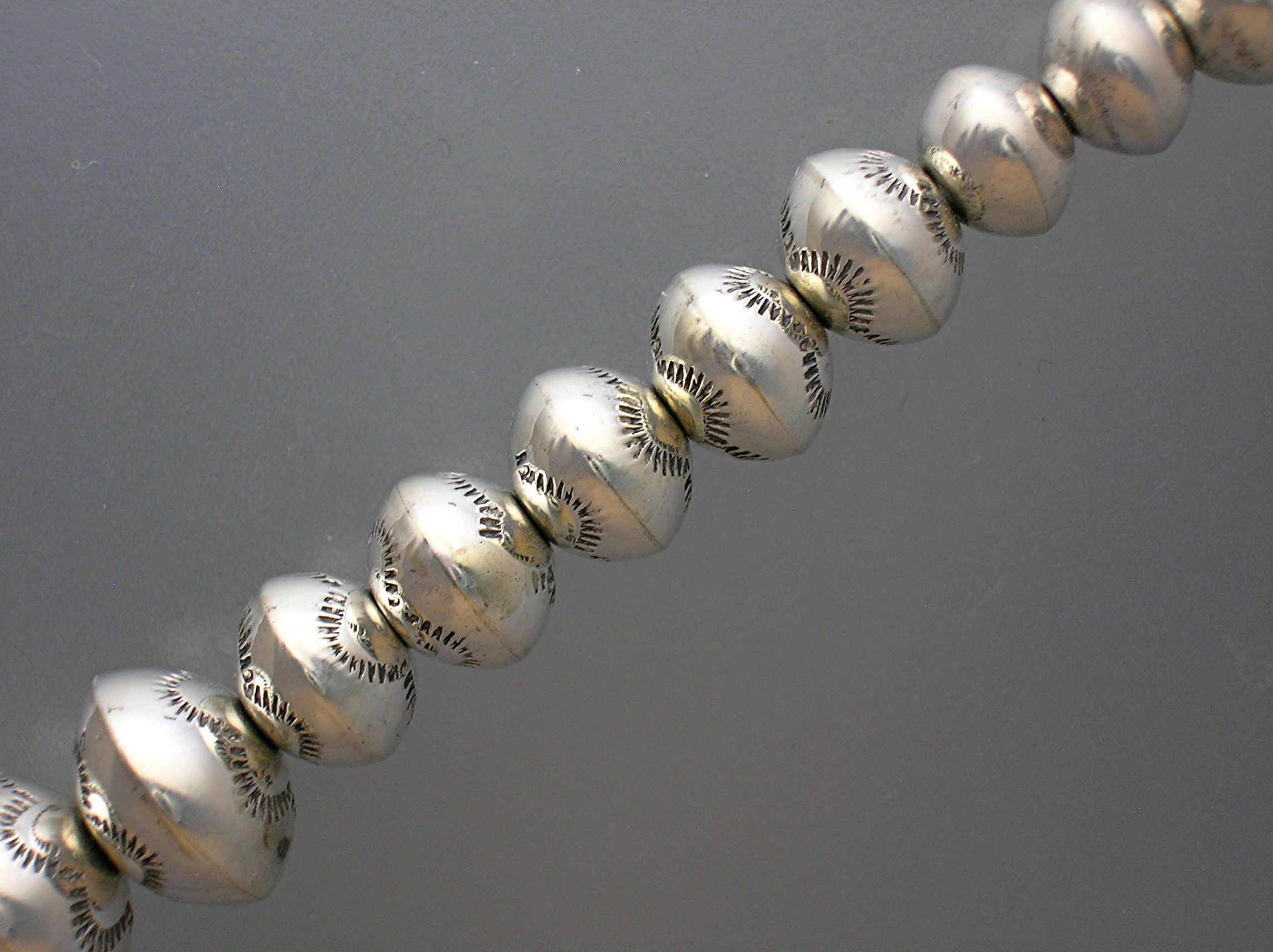 Navajo Pearls Sterling Silver 78 Grams
