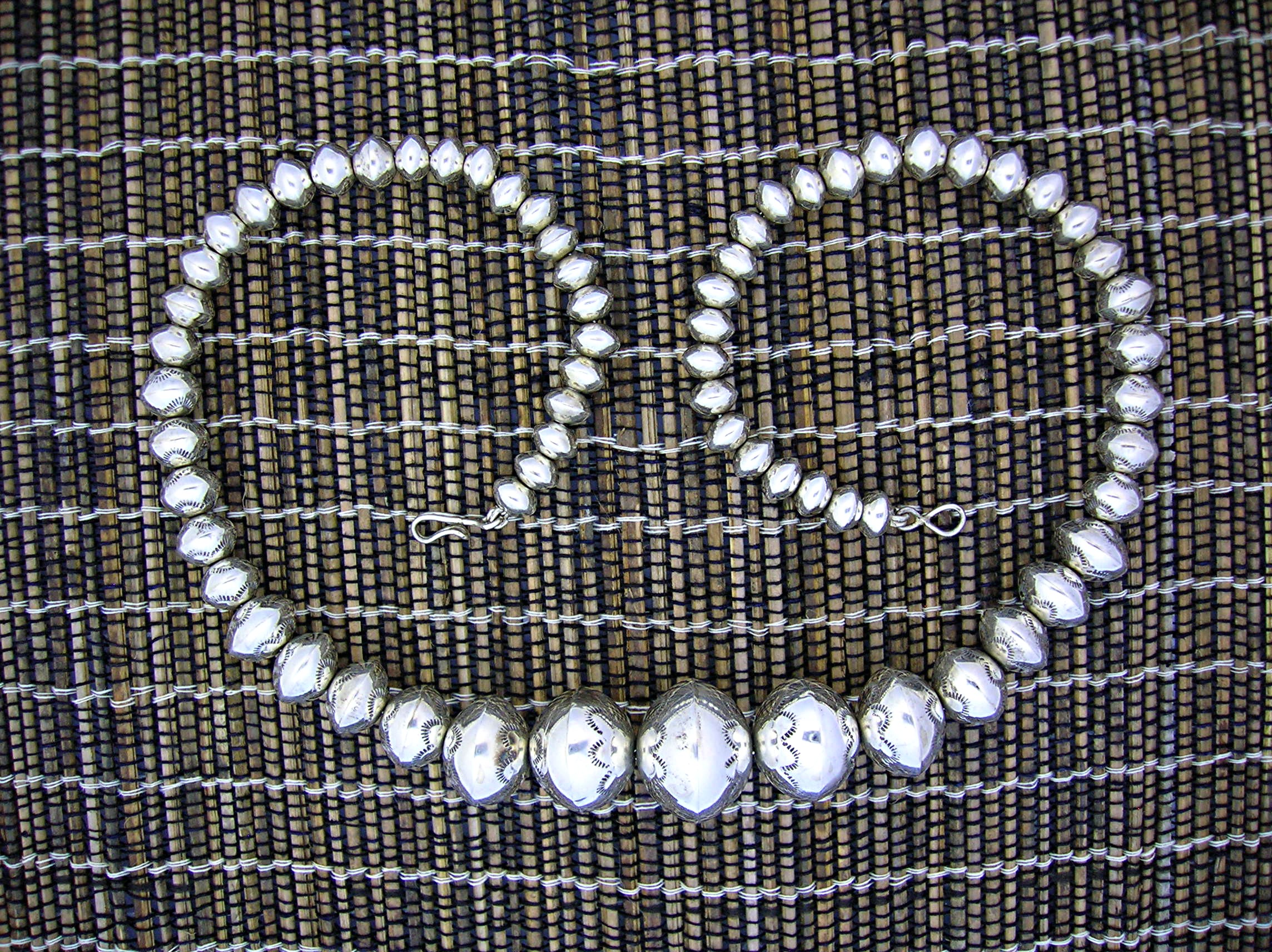 Navajo Pearls Sterling Silver 78 Grams