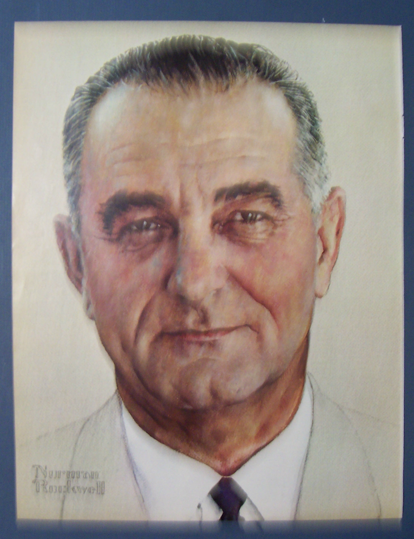 Norman Rockwell 1964 Lyndon B. Johnson
