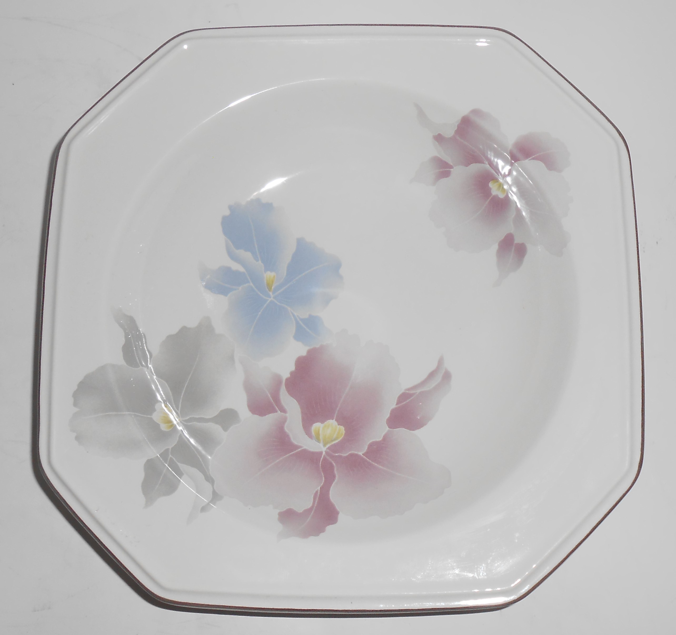 Mikasa Pottery China Beau Monde Floral Soup Bowl