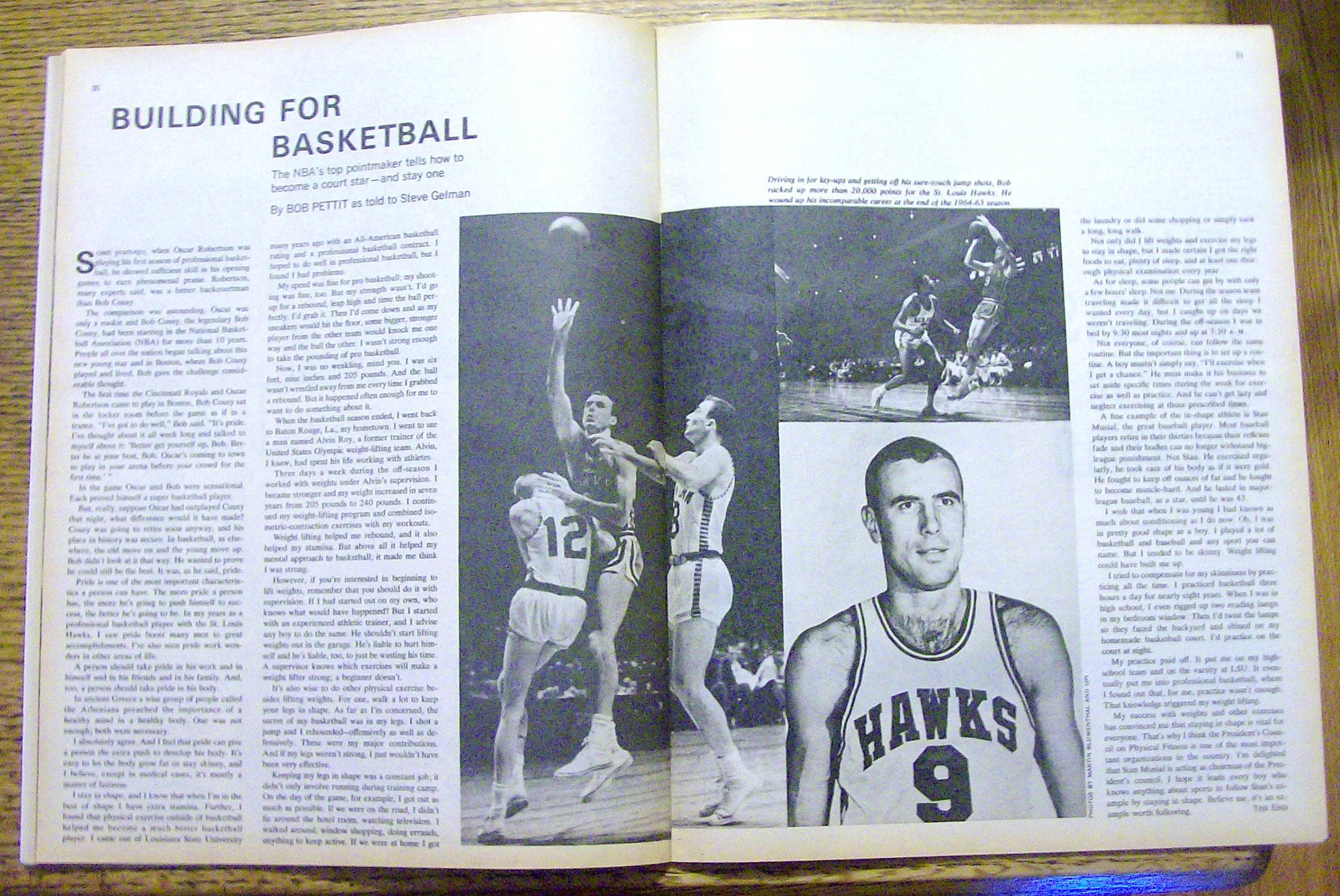Boys Life Magazine-February 1966-Basketball: Bob Pettit