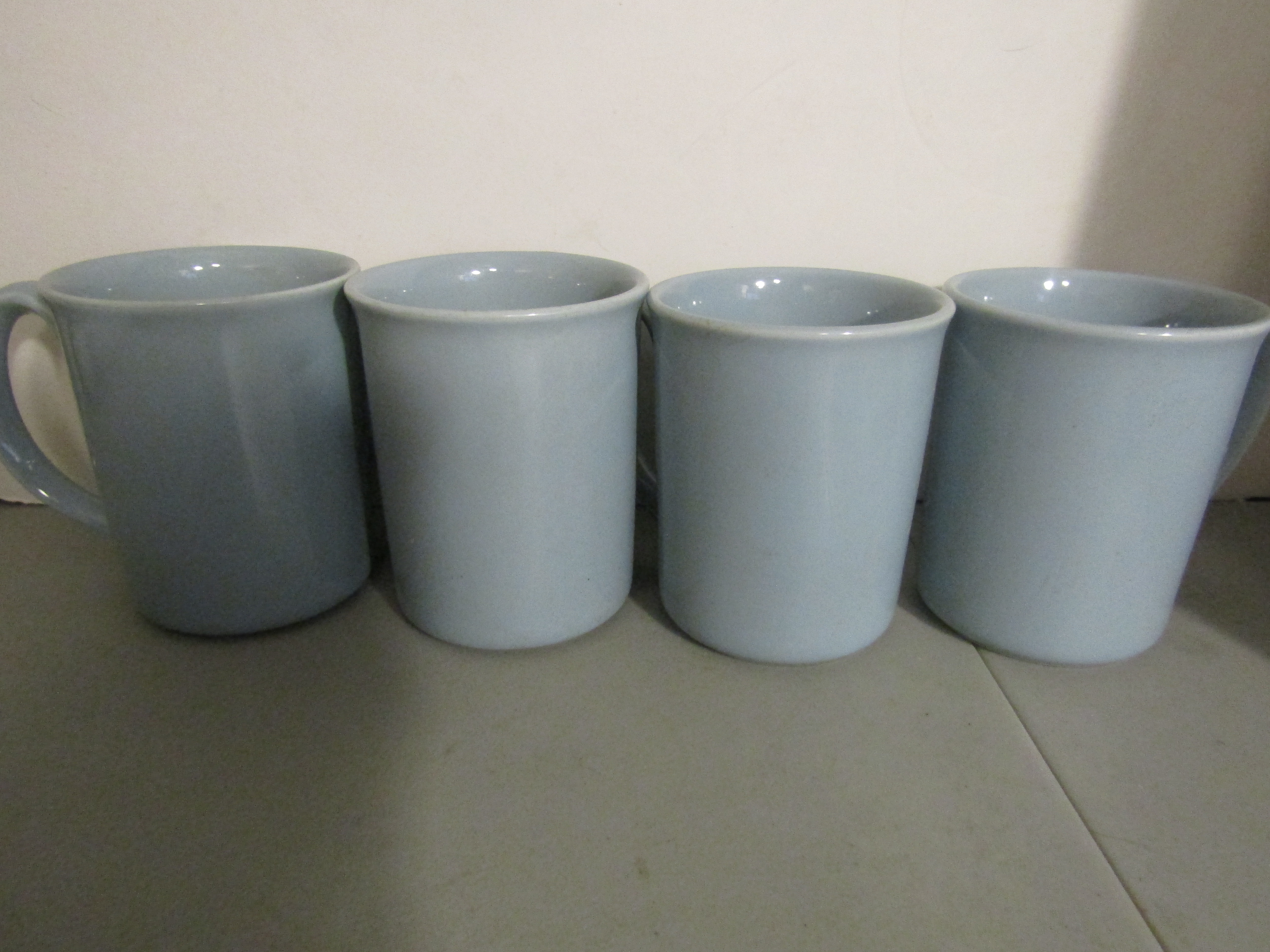 Vintage Corelle Blue Lily Large Coffee Mug