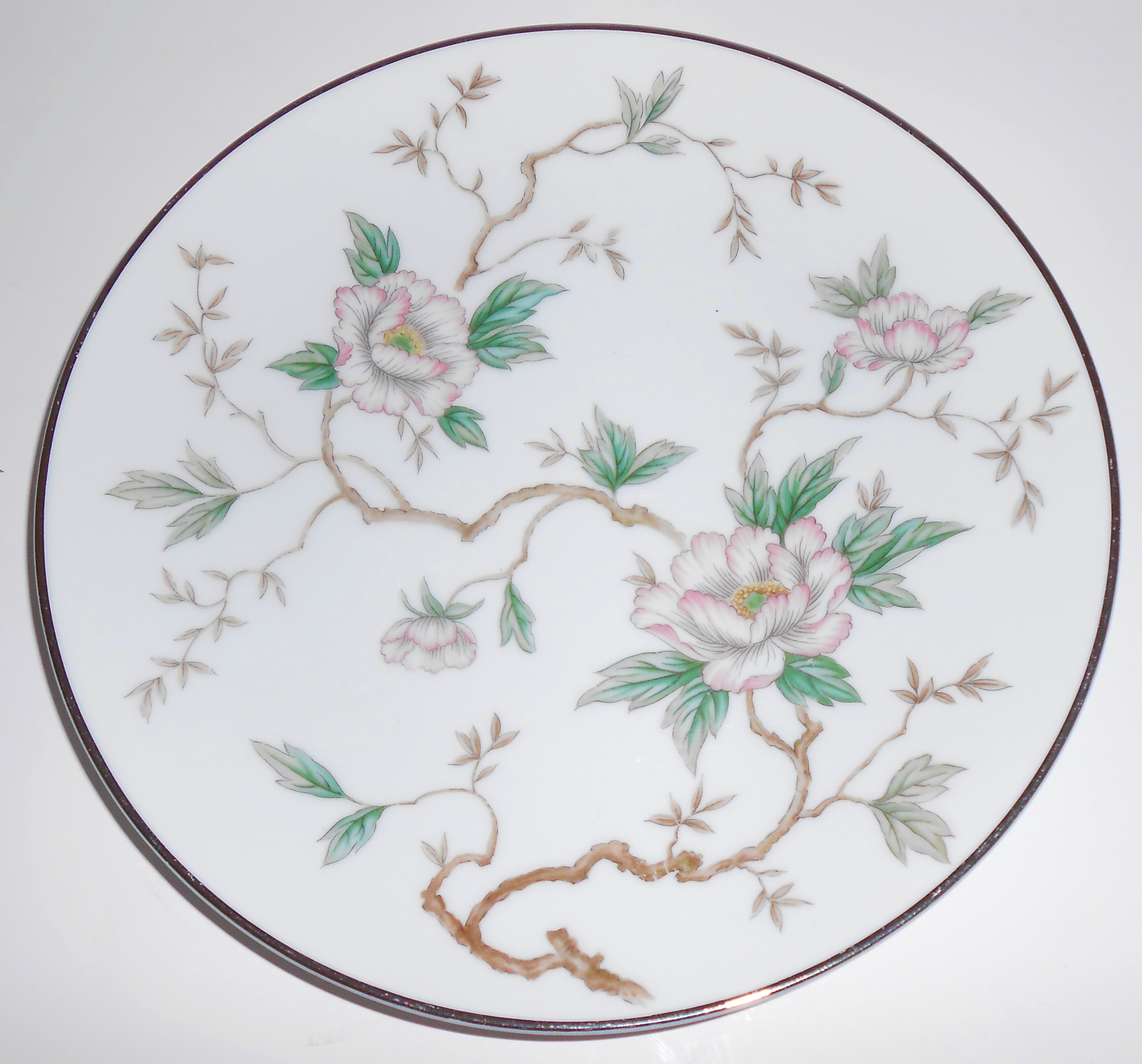 Noritake Porcelain China Chatham Platinum Salad Plate