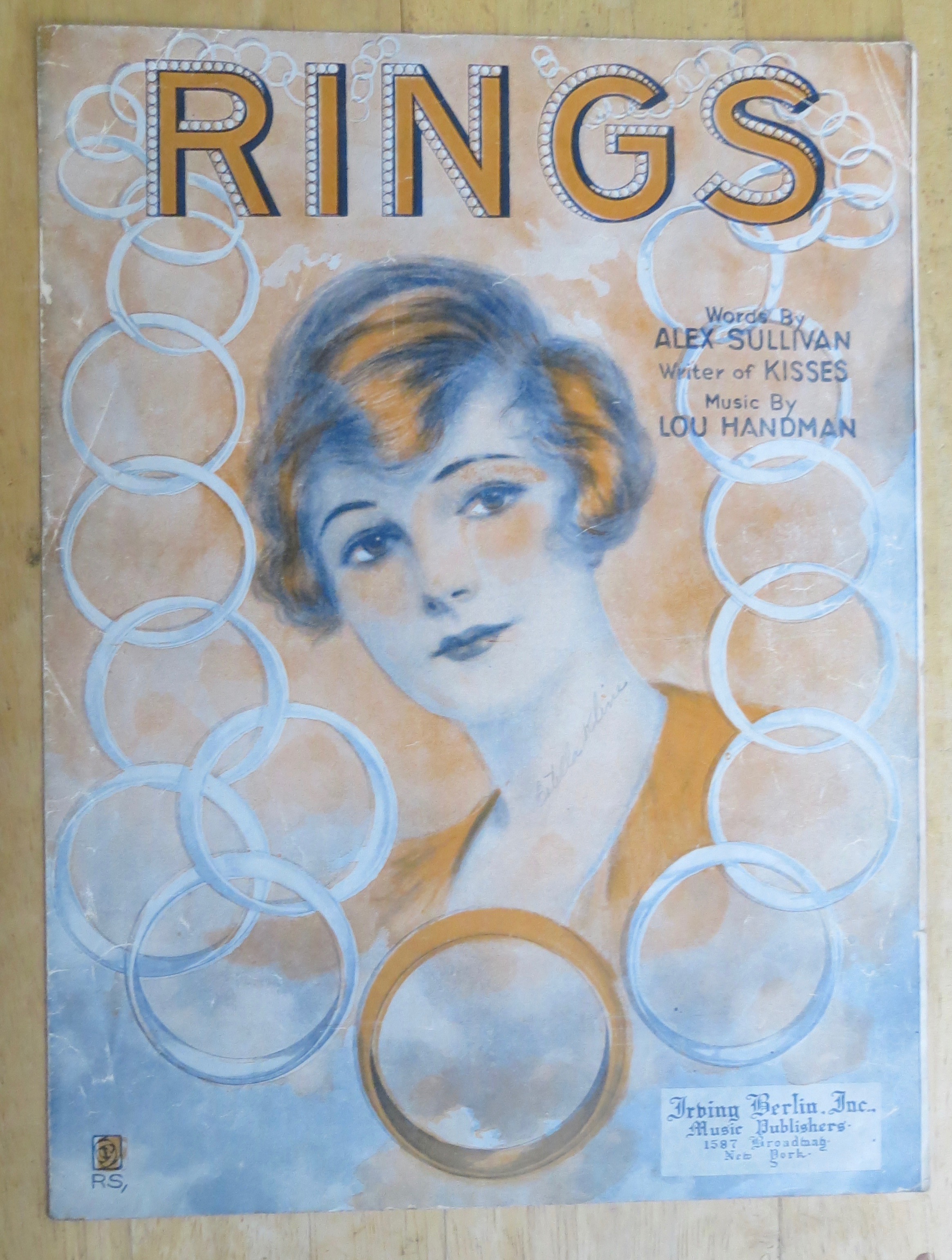 1919 Rings Sheet Music By Alex Sullivan & Lou Handman