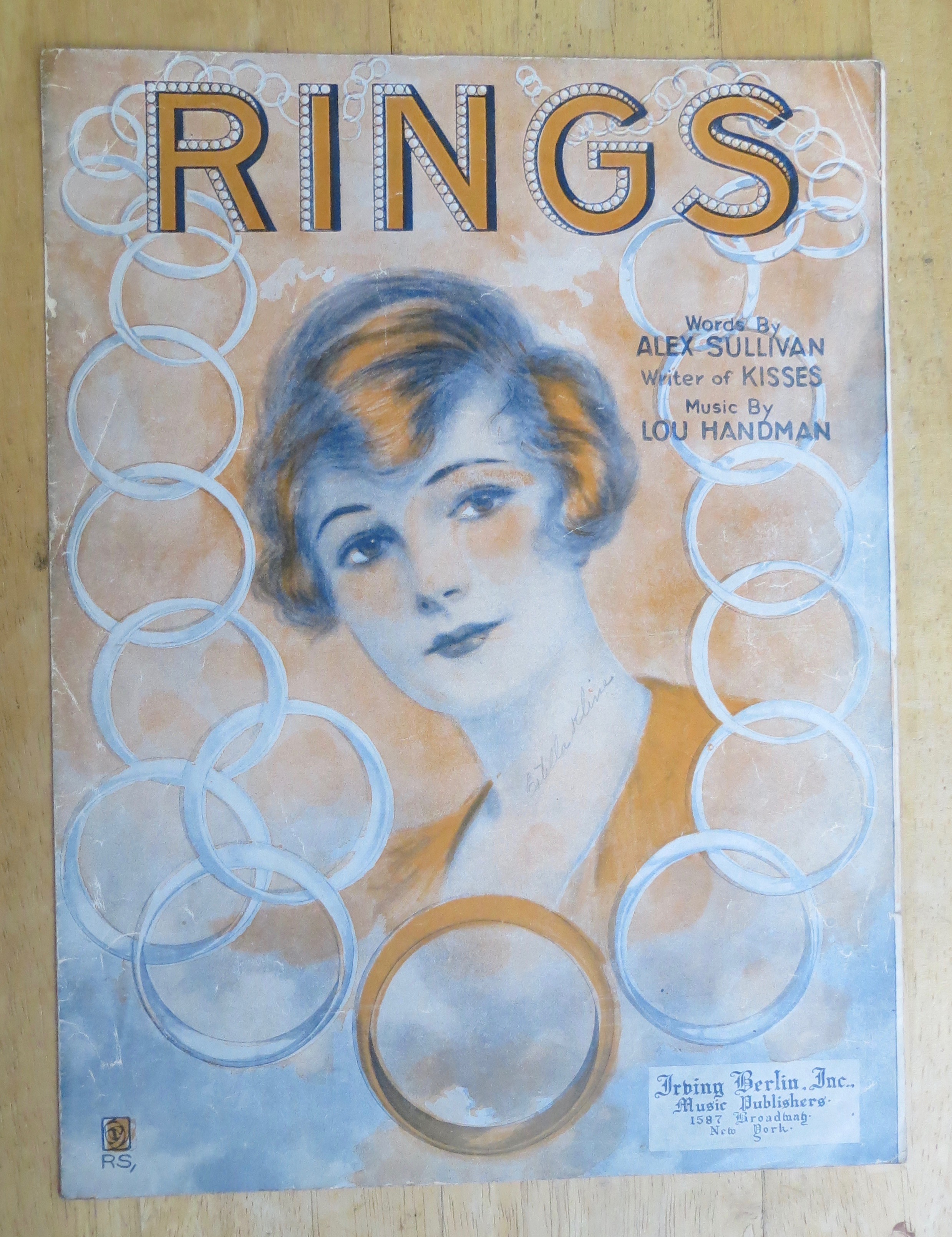 1919 Rings Sheet Music By Alex Sullivan & Lou Handman