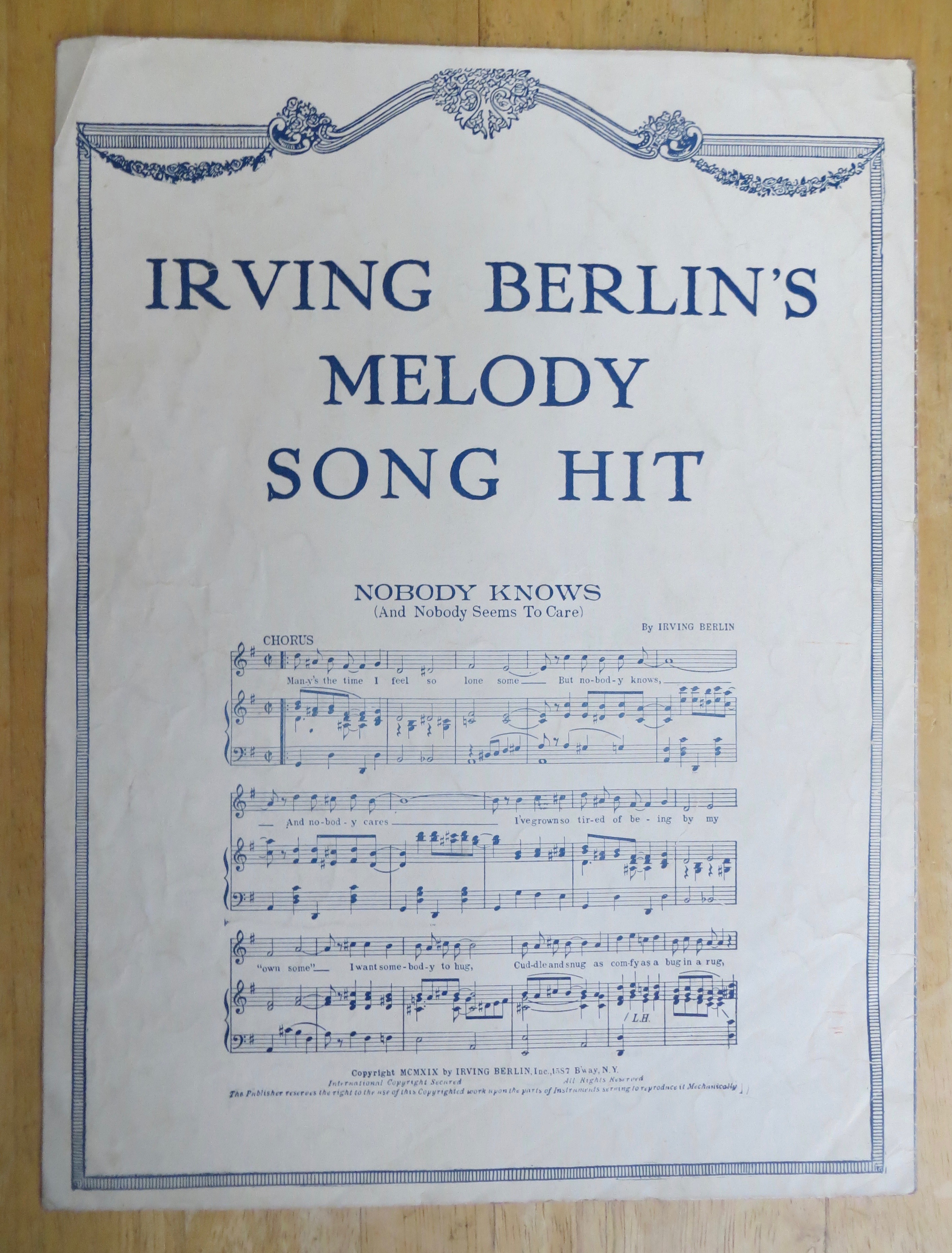 1919 Rings Sheet Music By Alex Sullivan & Lou Handman