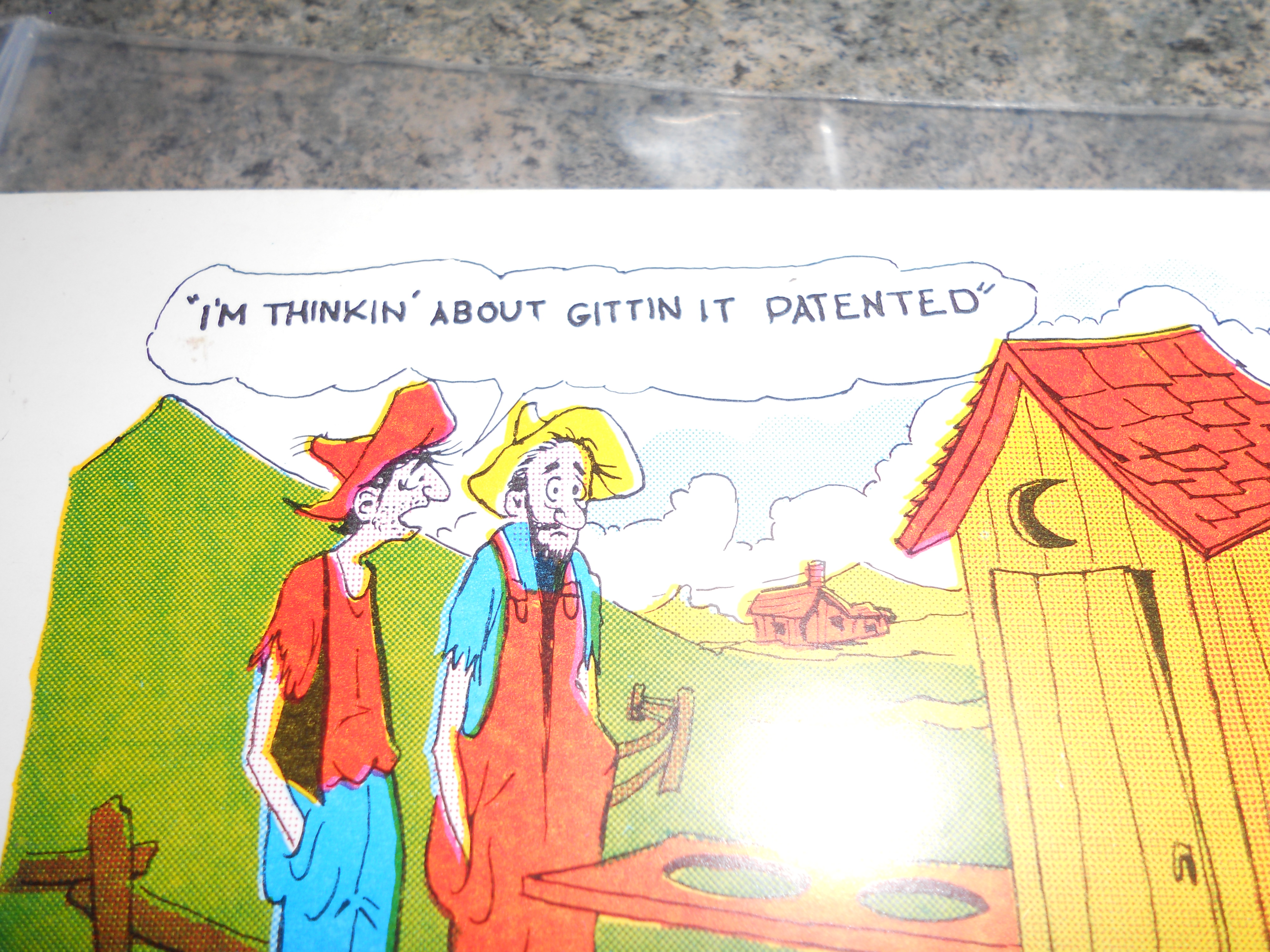 Novelty Postcard, Unused