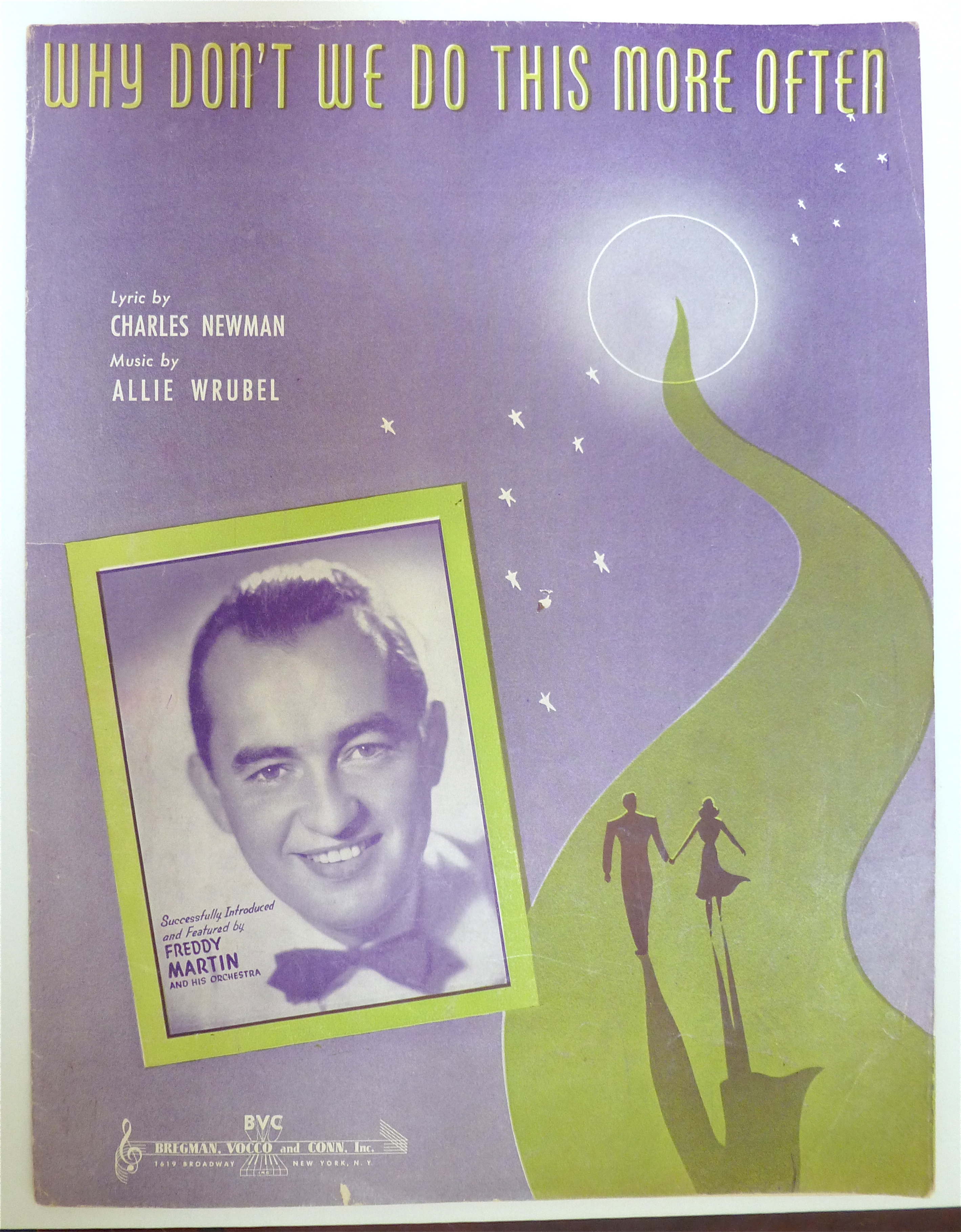 Sheet Music 1941 Why Don't We Do This More Often
