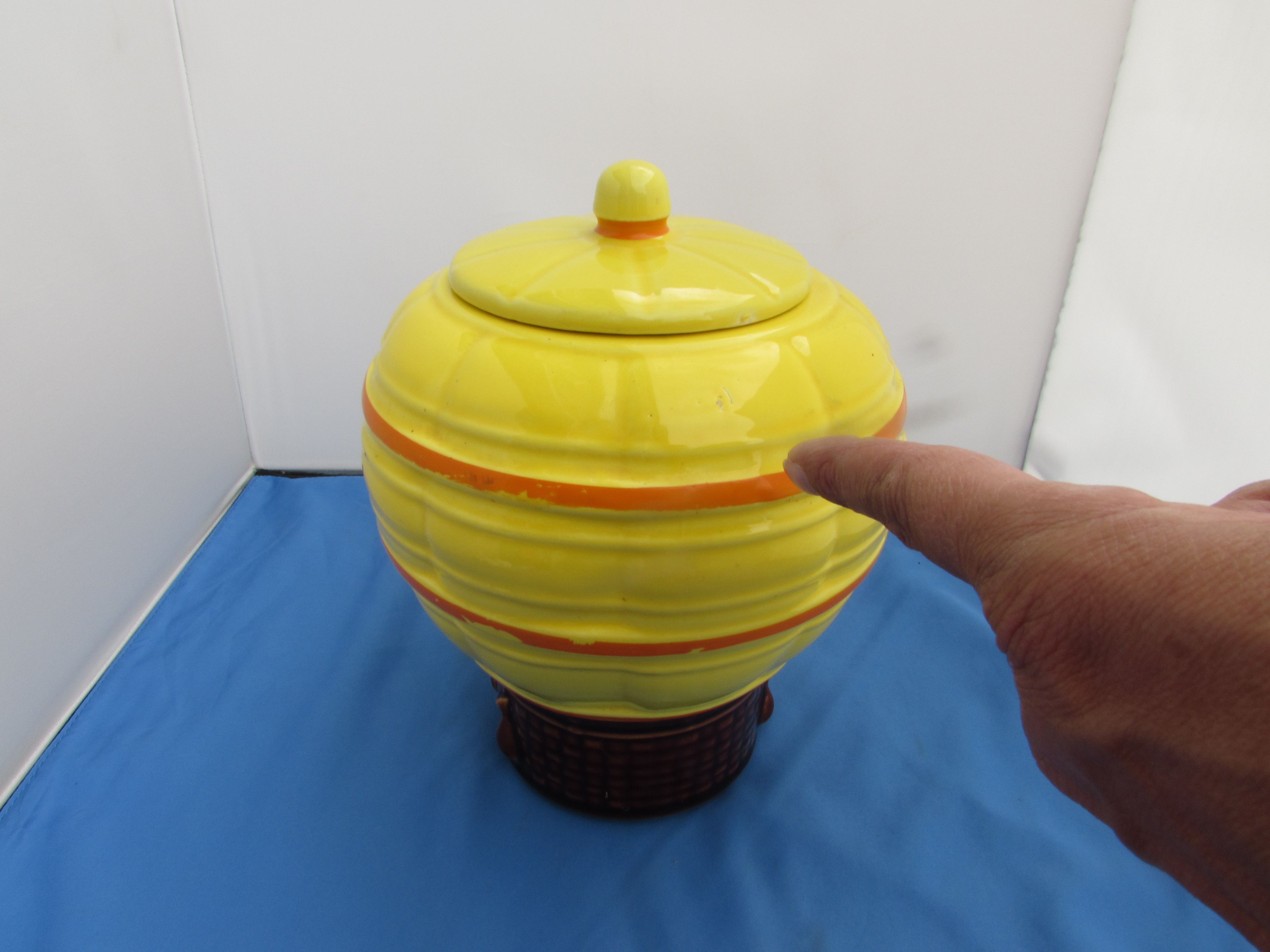McCoy Hot Air Balloon Cookie Jar marked 353 USA