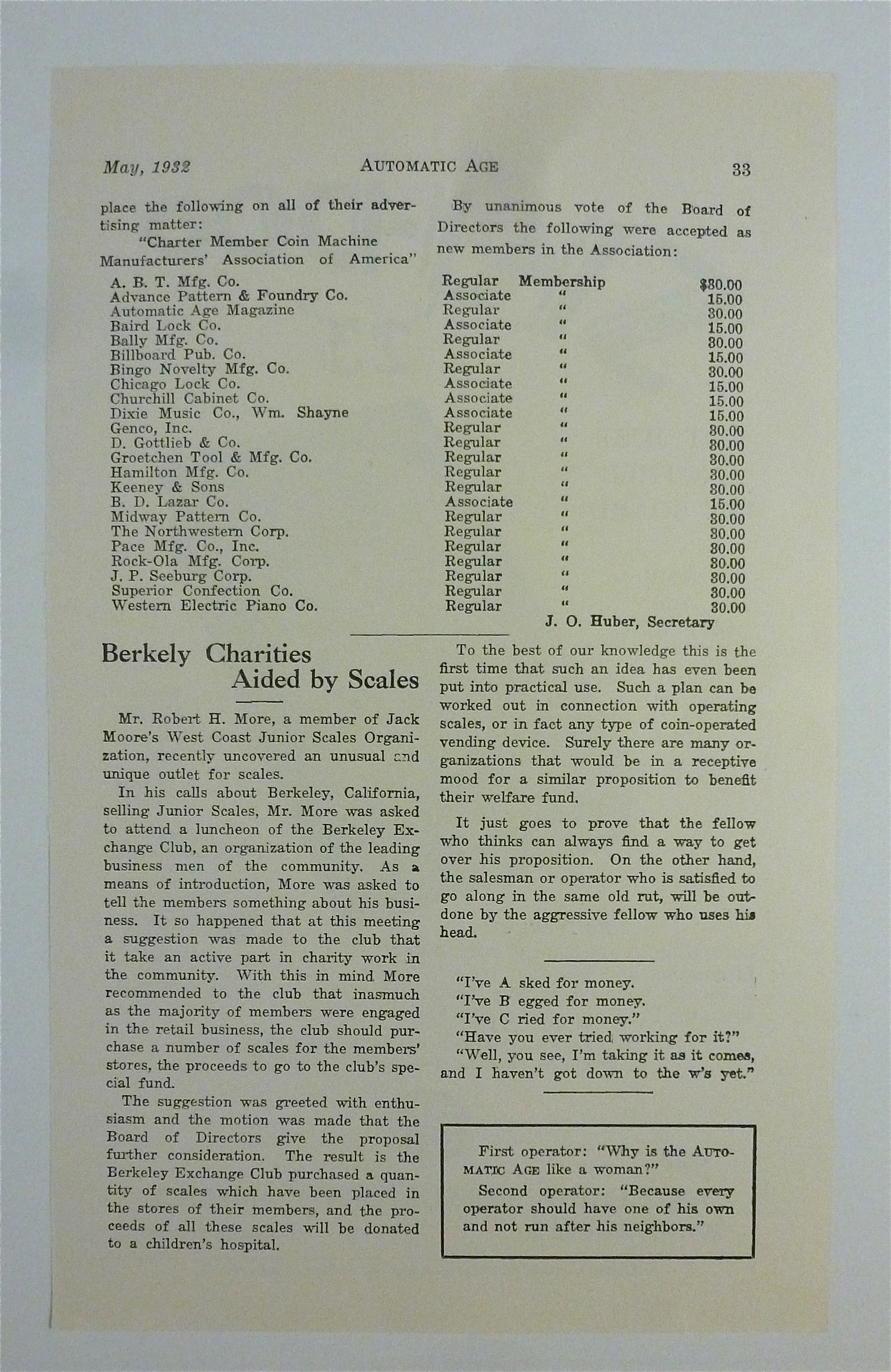 1932 Amusement Corporation with Ski-Doo Game