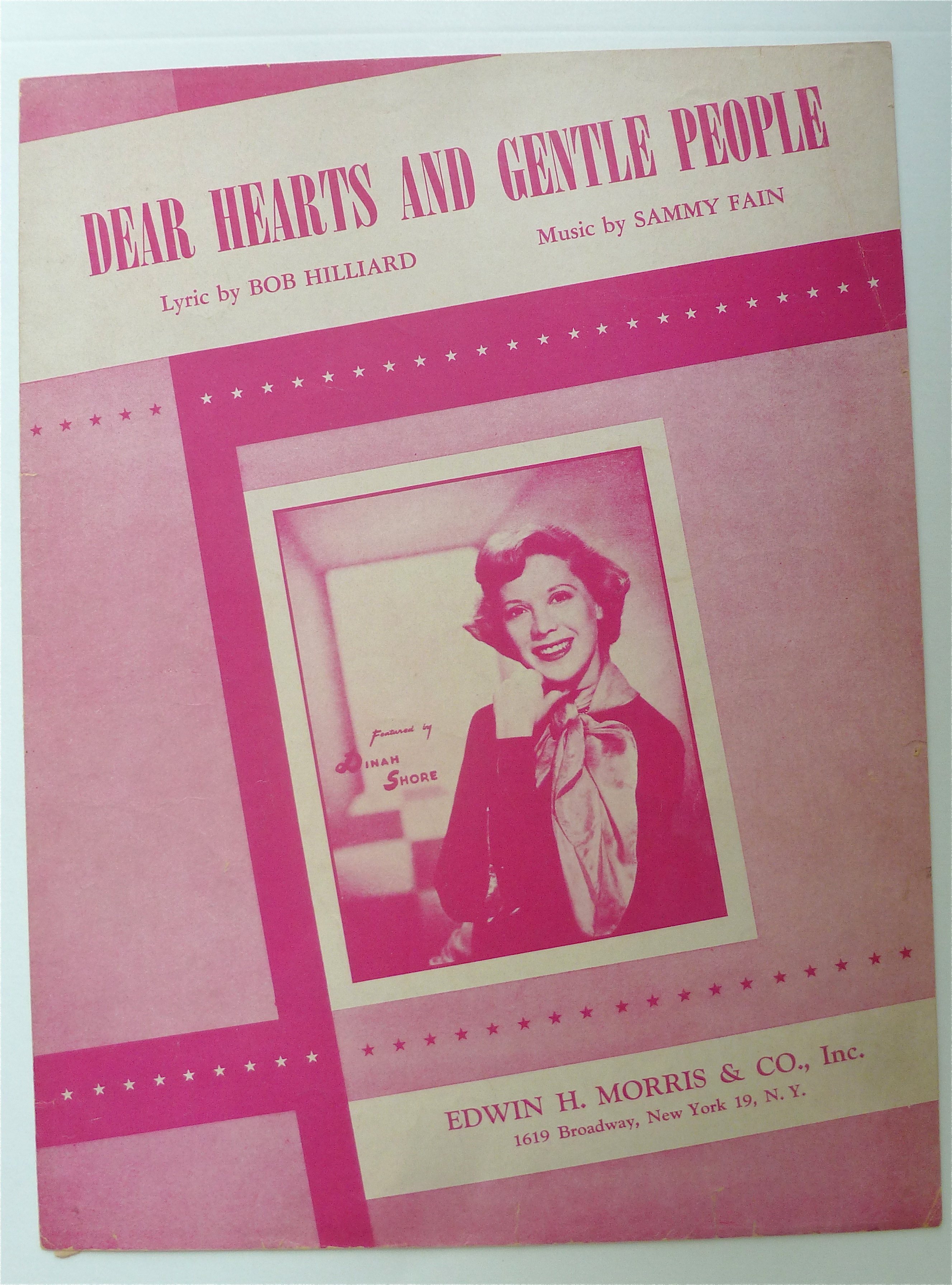Sheet Music For 1949 Dear Hearts And Gentle People
