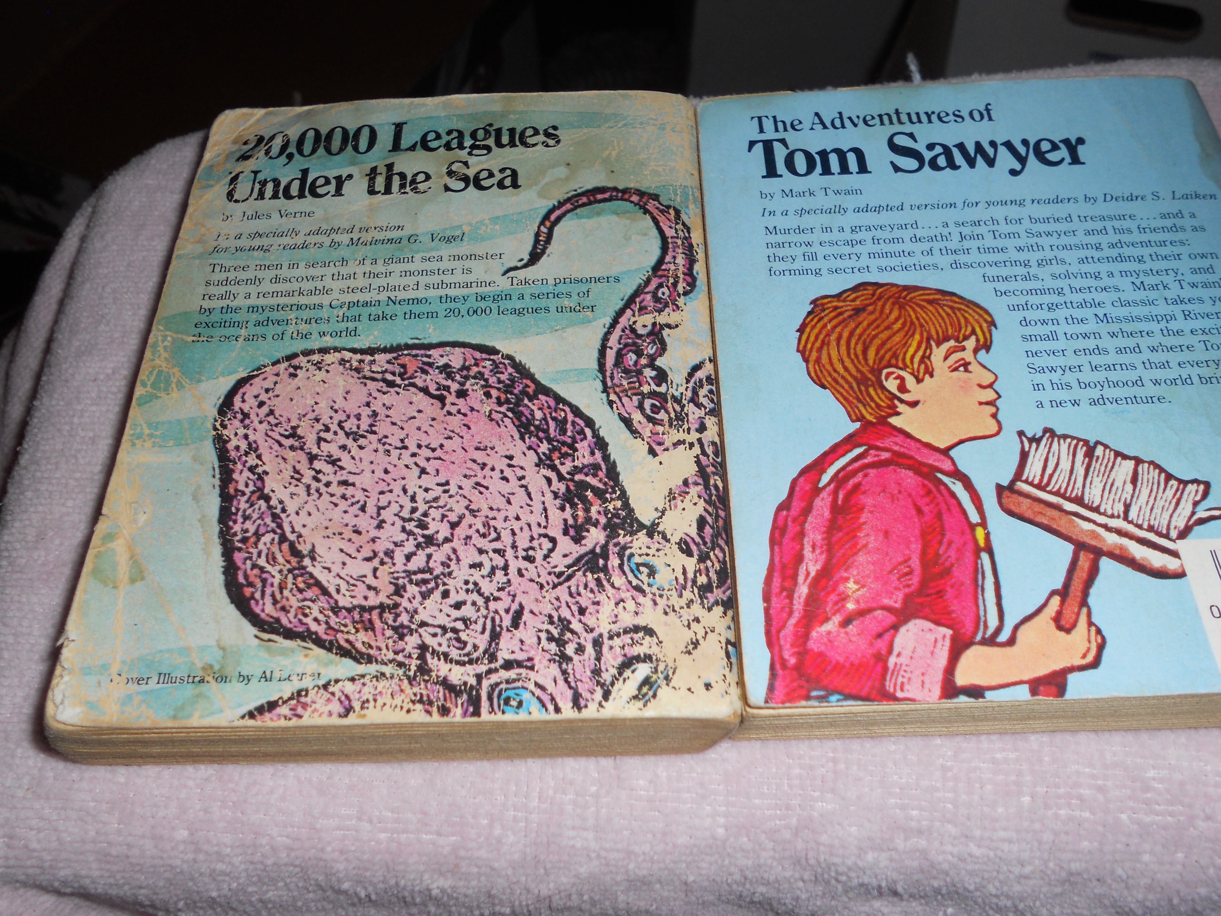 Mark Twain Tom Sayer Thousand Leagues Under The Sea Jules Verne