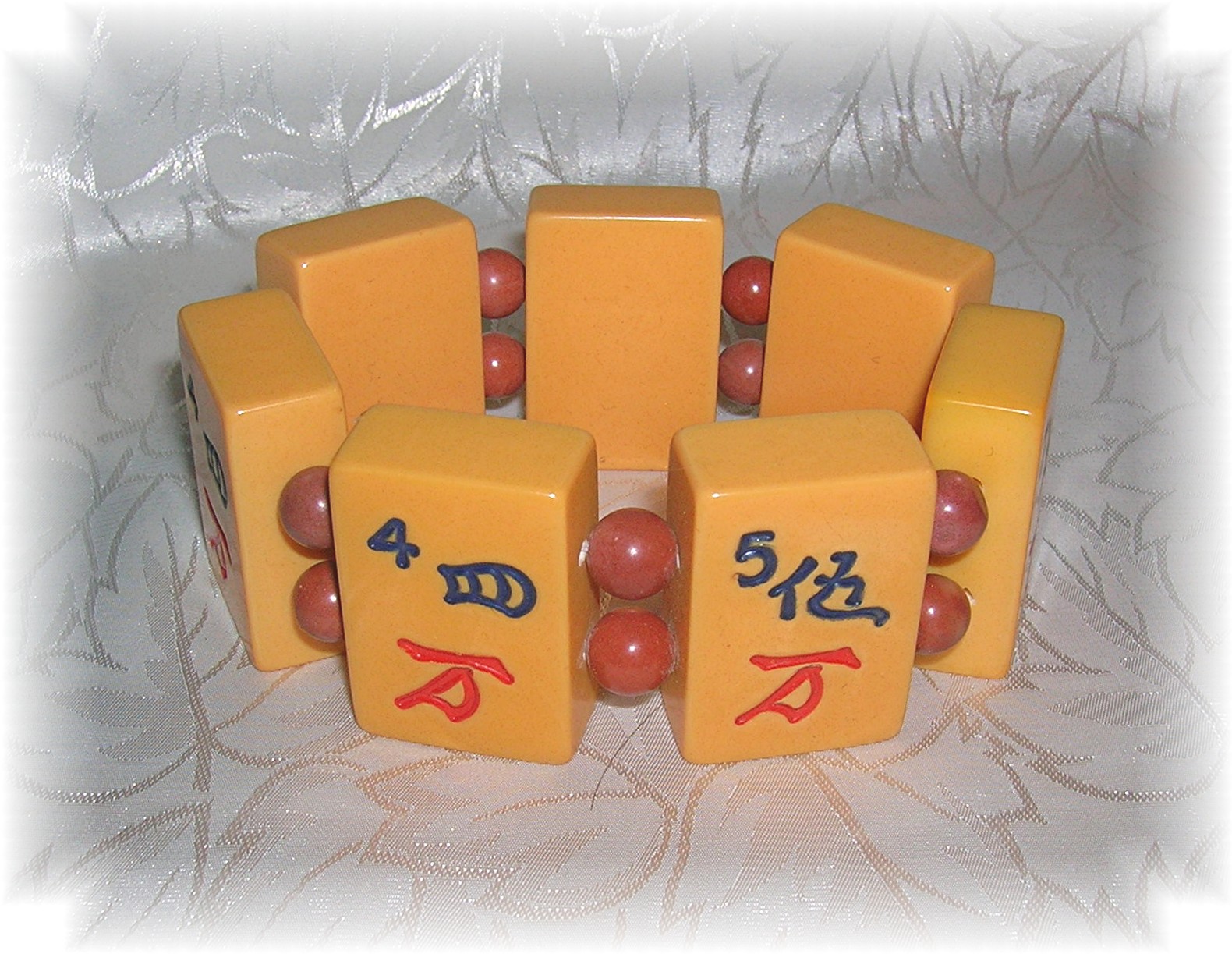 Bakelite Ma Jong Tile Bracelet