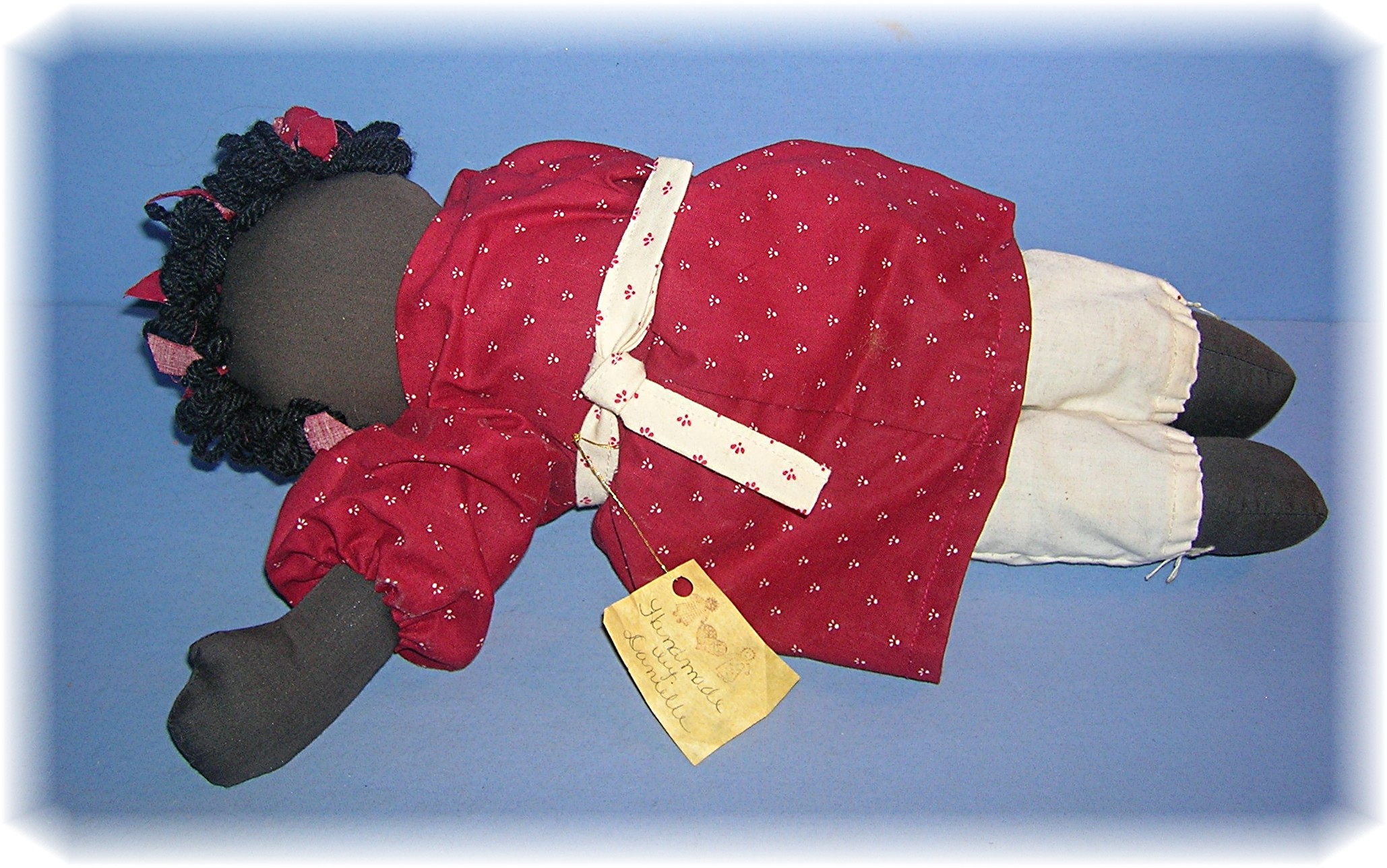 Black Folk Art Doll Handmade By Danielle