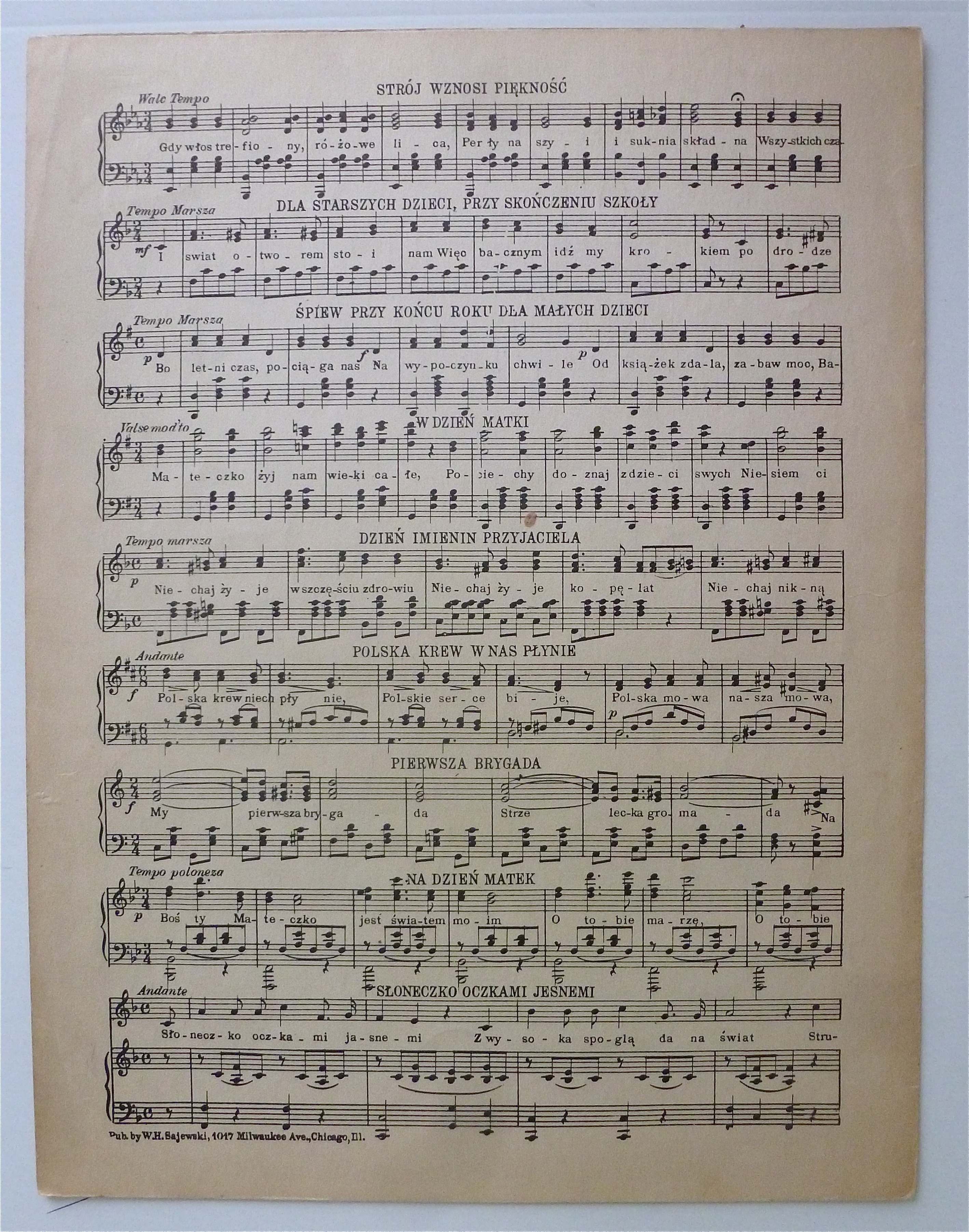Sheet Music For 1939 Mason's Waltz