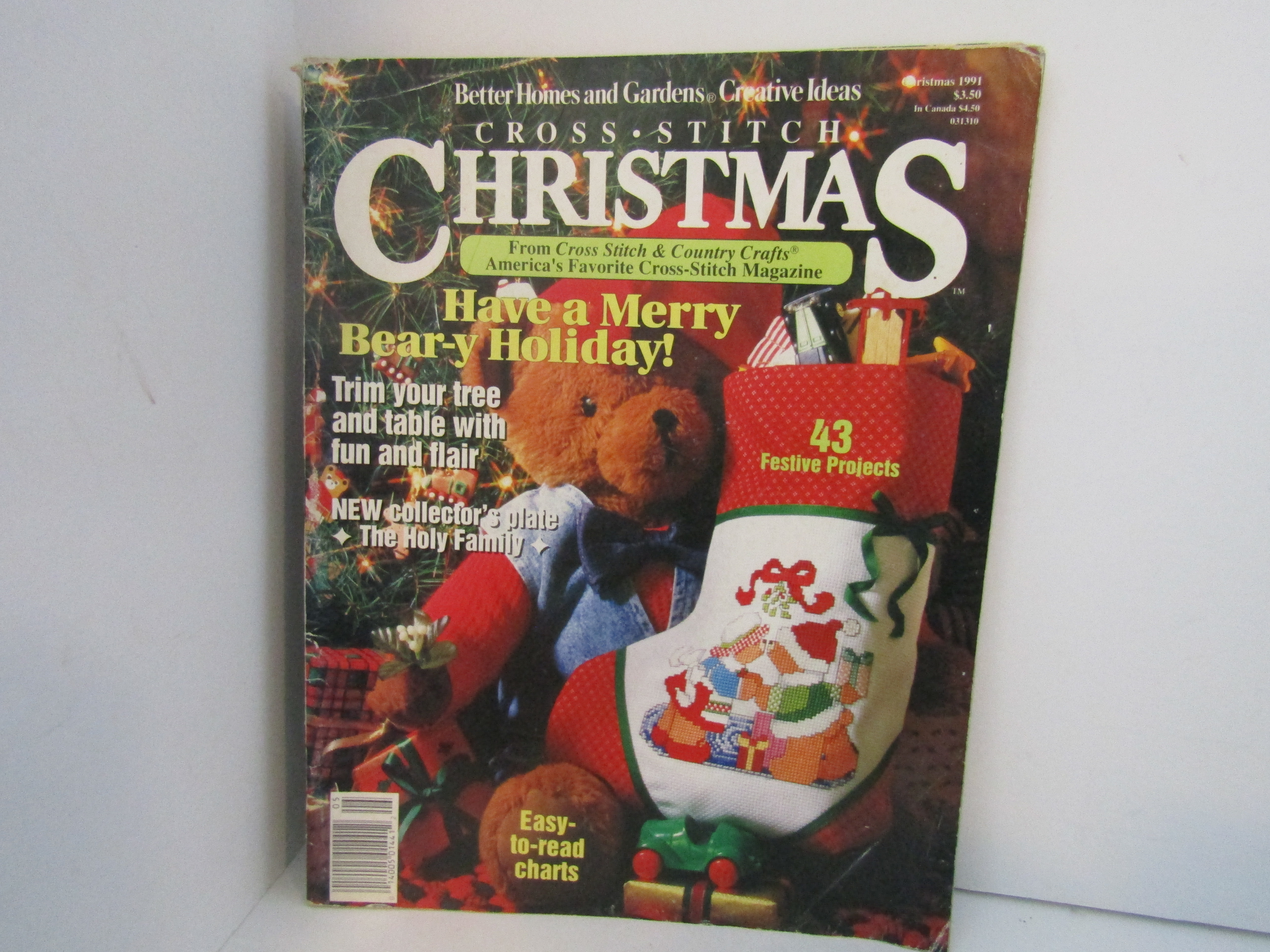Better Homes & Garden Cross Stitch Christmas 1991