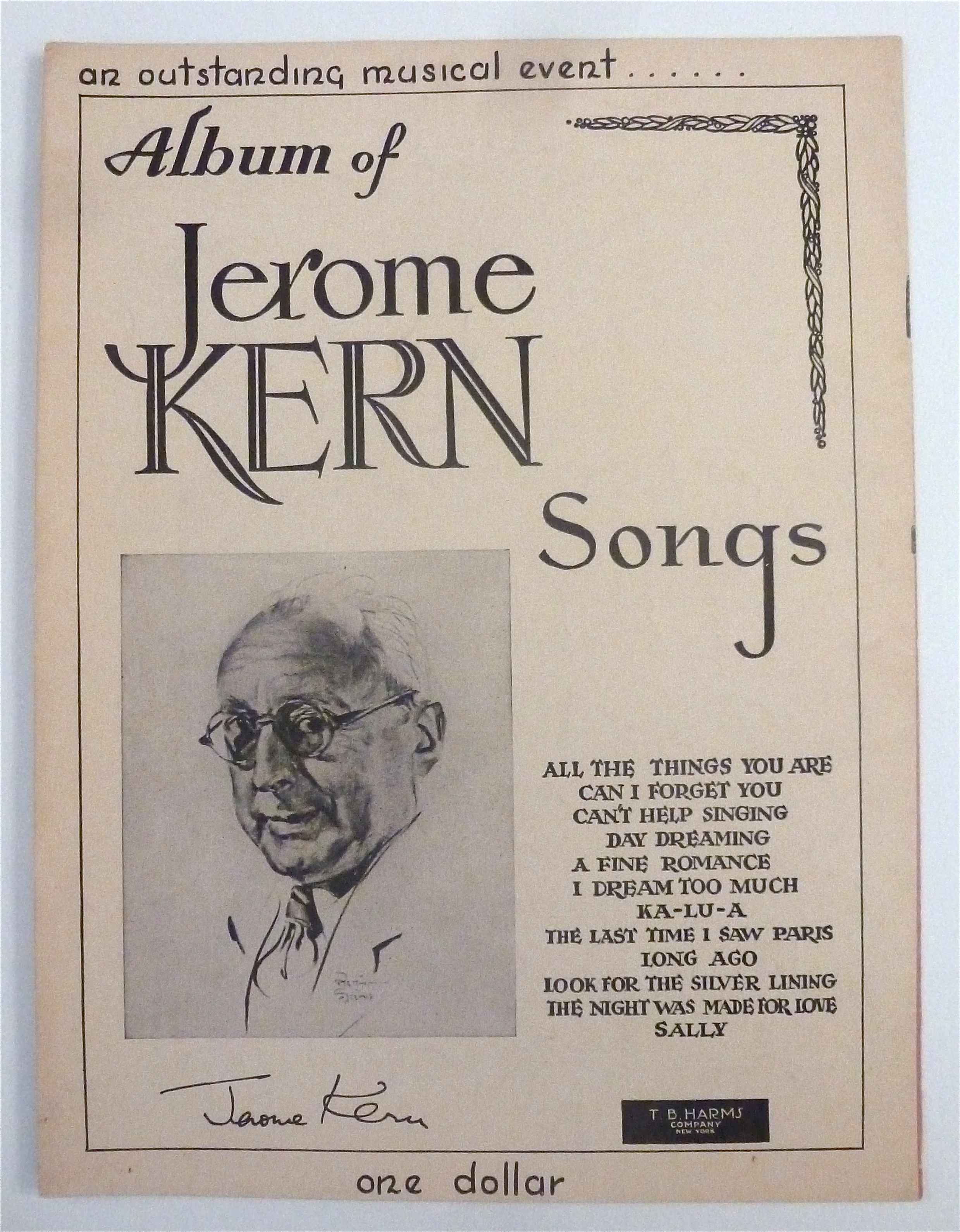 Sheet Music For 1927 Can't Help Lovin' Dat Man