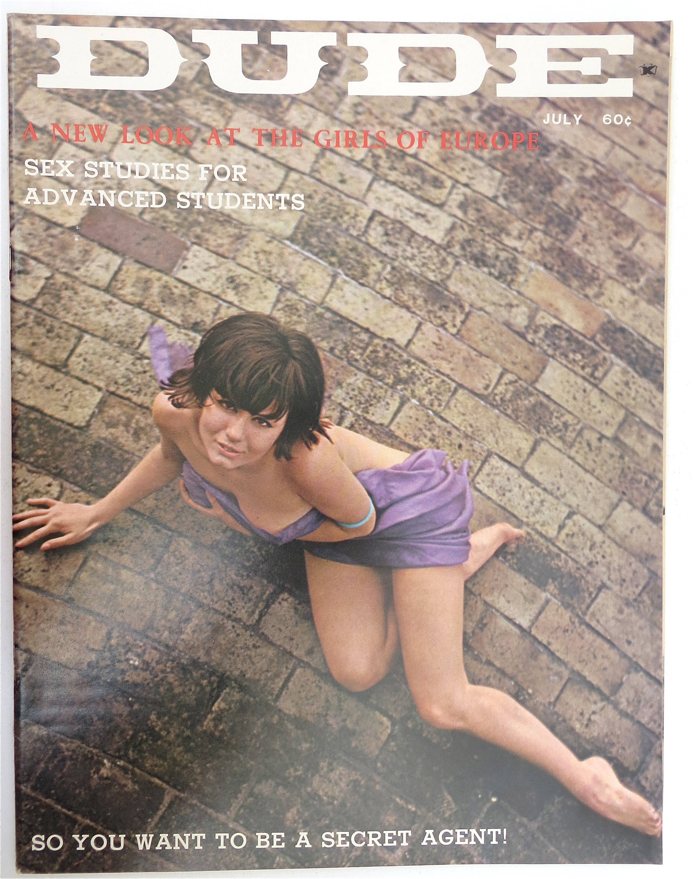 Dude Magazine July 1966 Liz Manning & Nancy Woodbury