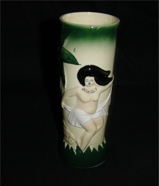 Nude Woman Vase Made in Japan