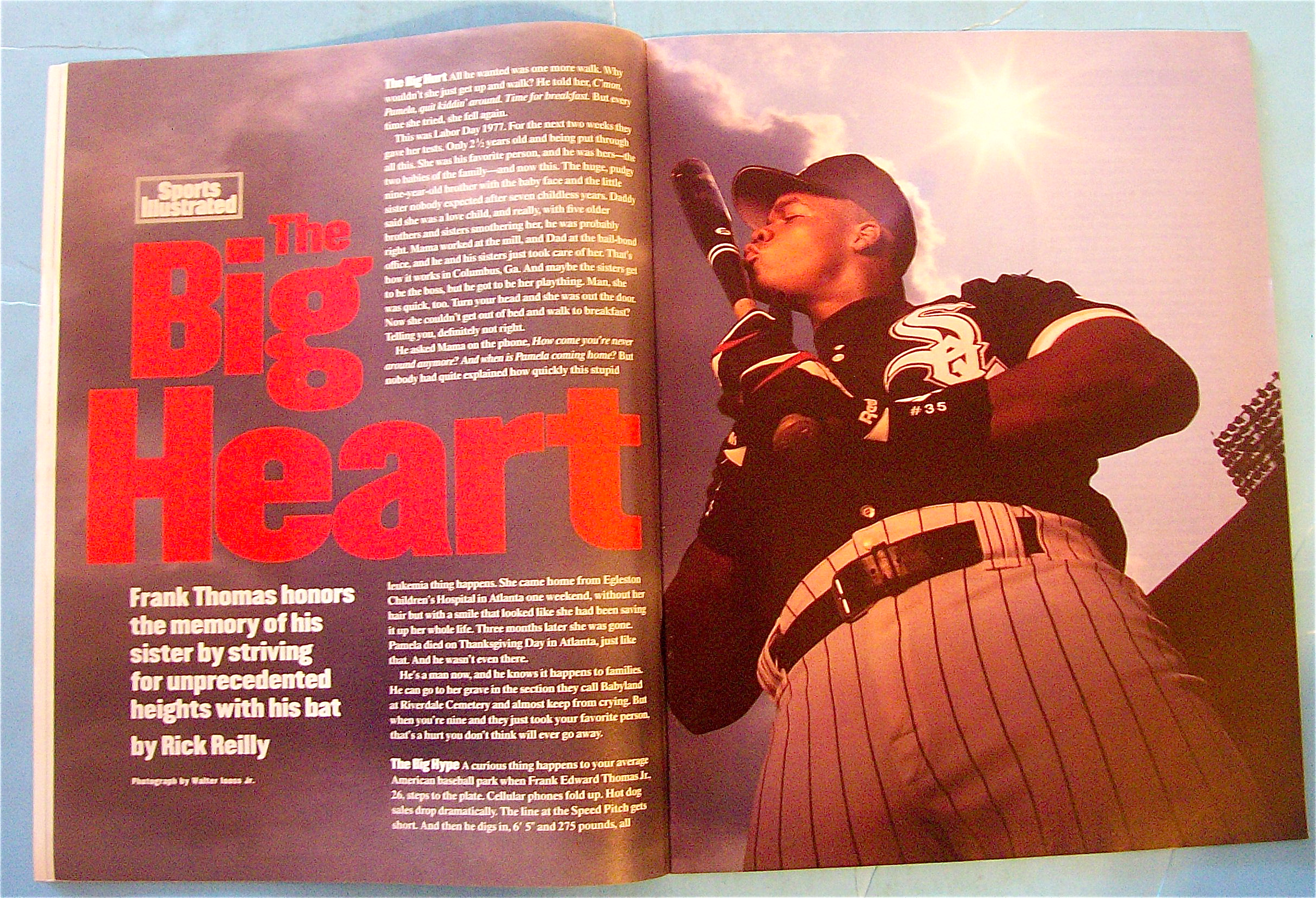 Sports Illustrated Magazine August 8, 1994 Frank Thomas
