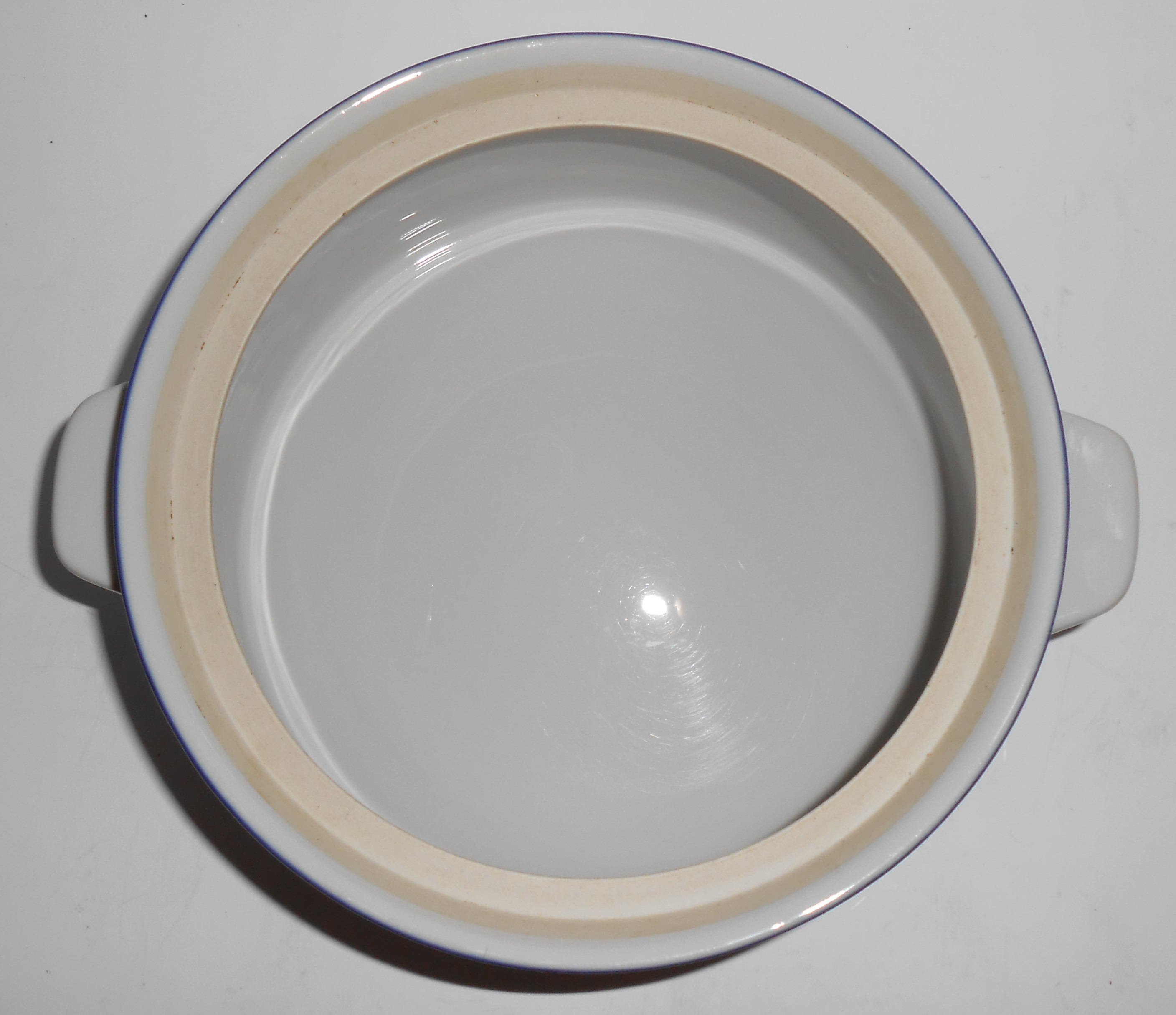 Noritake Pottery Stoneware Cobalt Fjord Casserole W/Lid