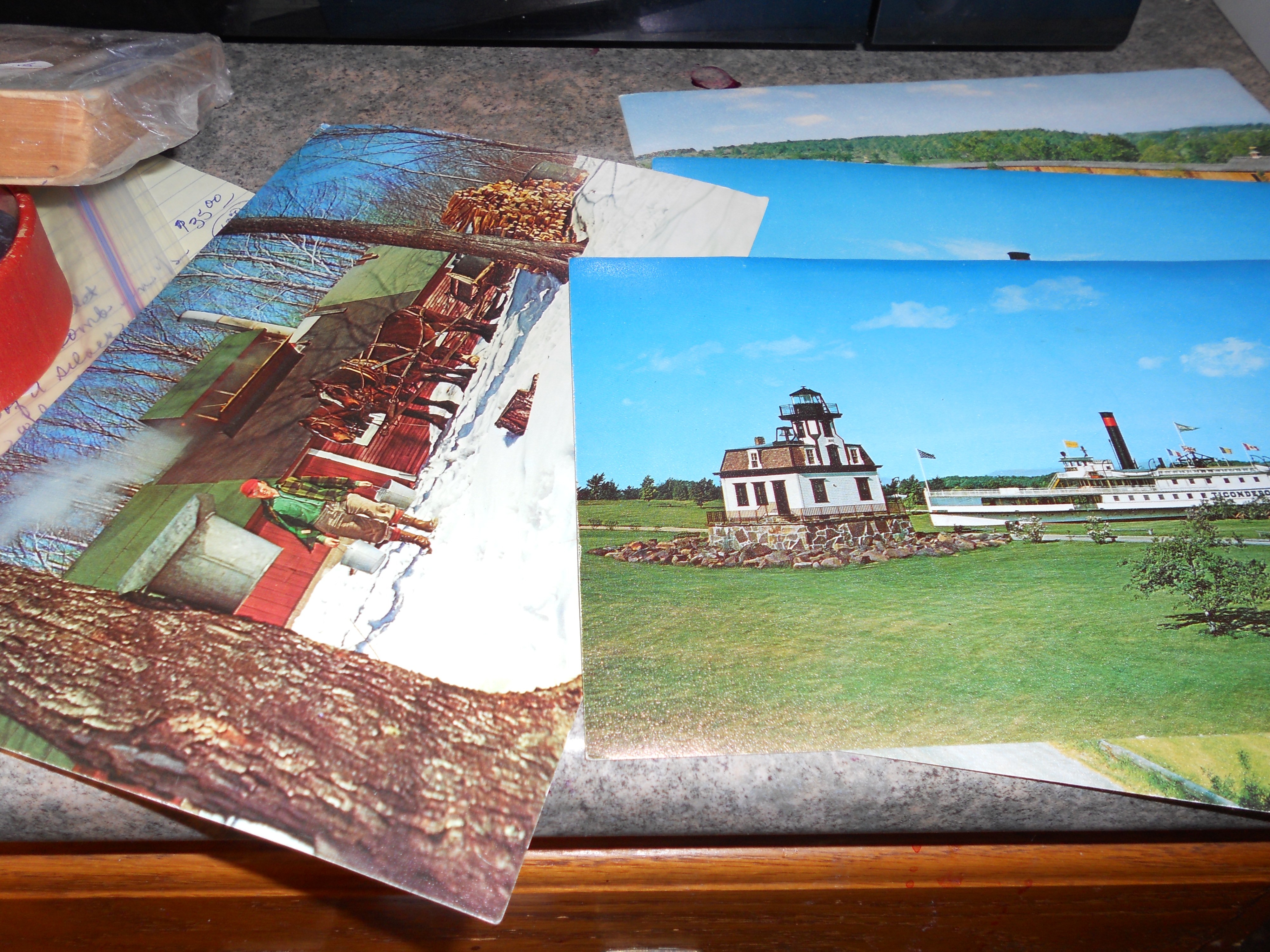 Postcards, Vermont Set of 4 Large