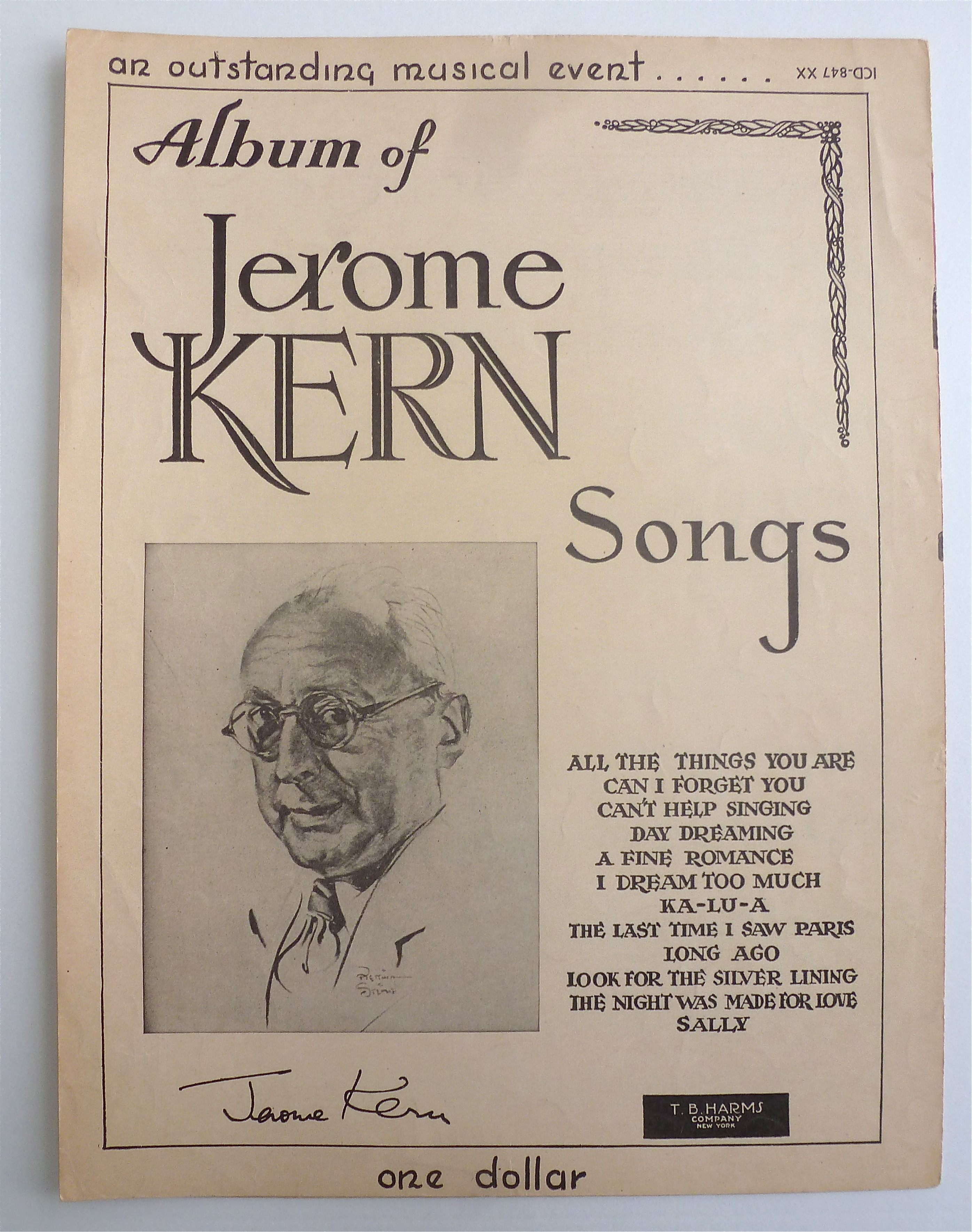 Sheet Music For 1927 Make Believe (Show Boat)