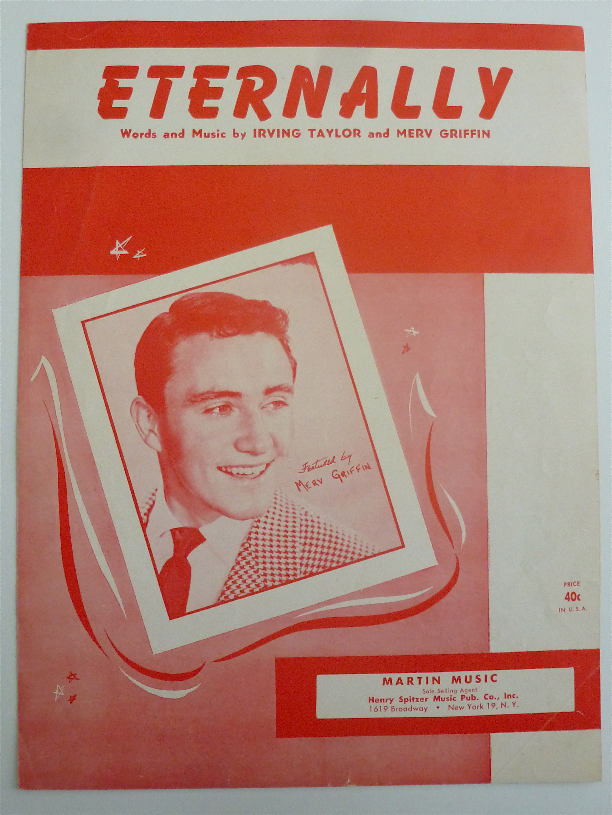 Sheet Music For 1951 Eternally