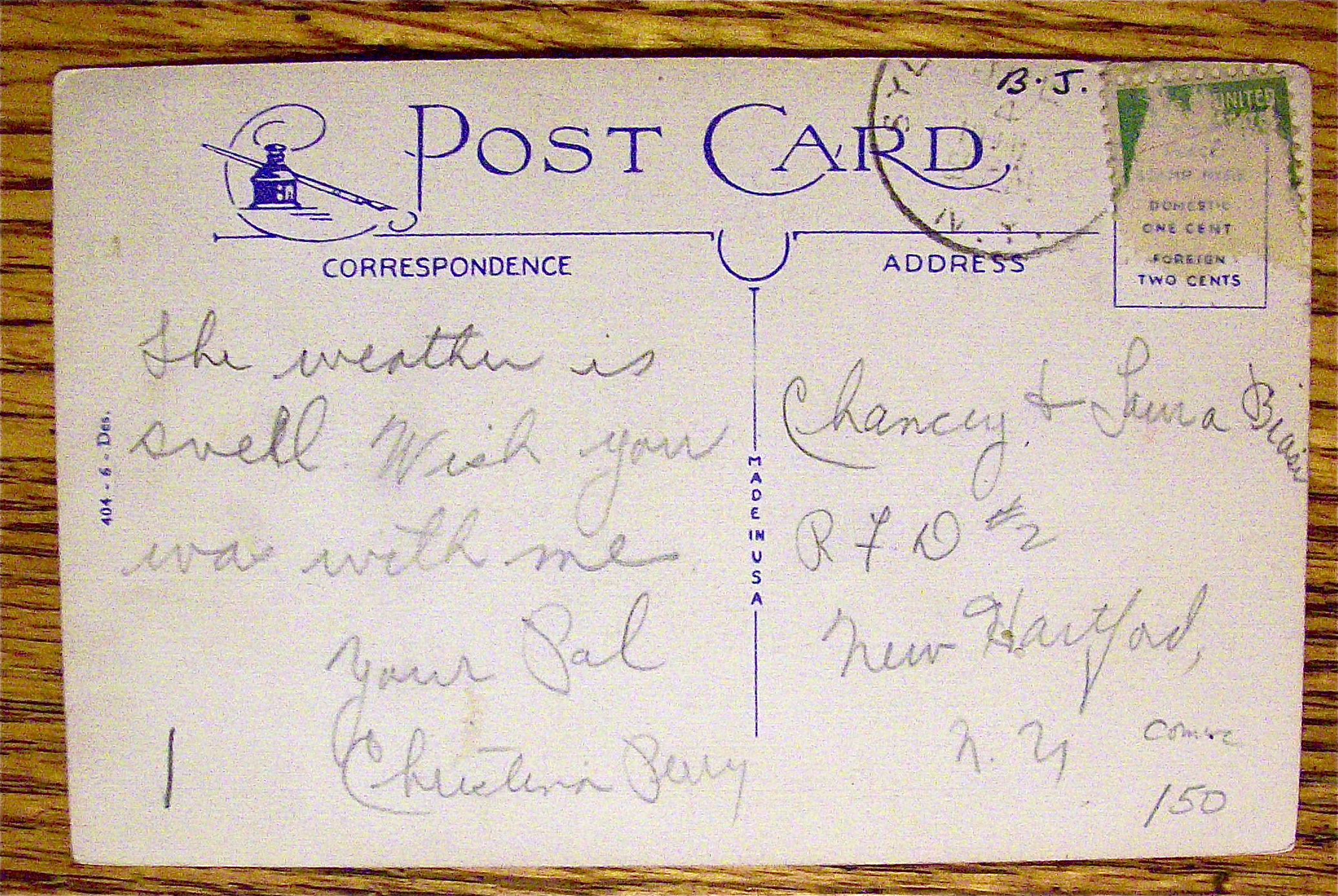A Woman Riding A Donkey On A Beach Postcard