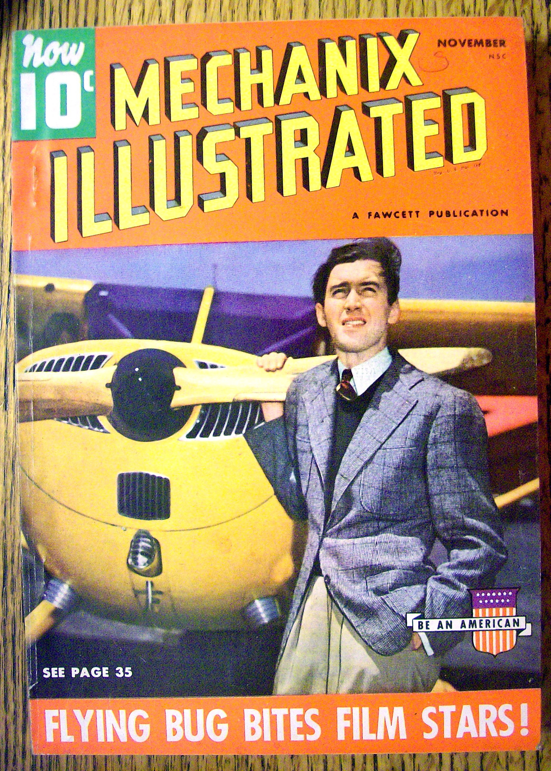 Mechanix Illustrated-November 1940- James Jimmy Stewart