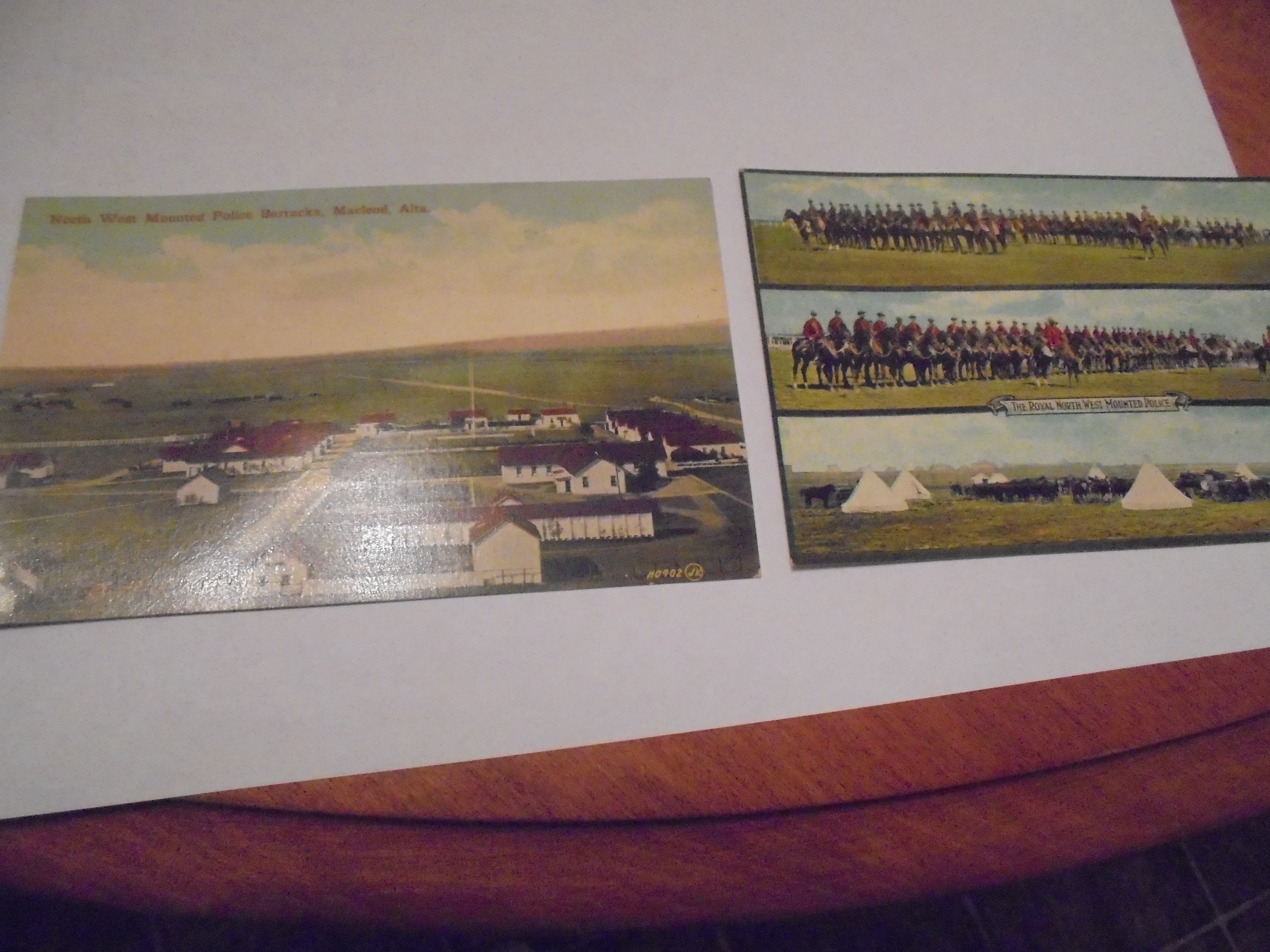 Royal Mounted Police Postcards Pair