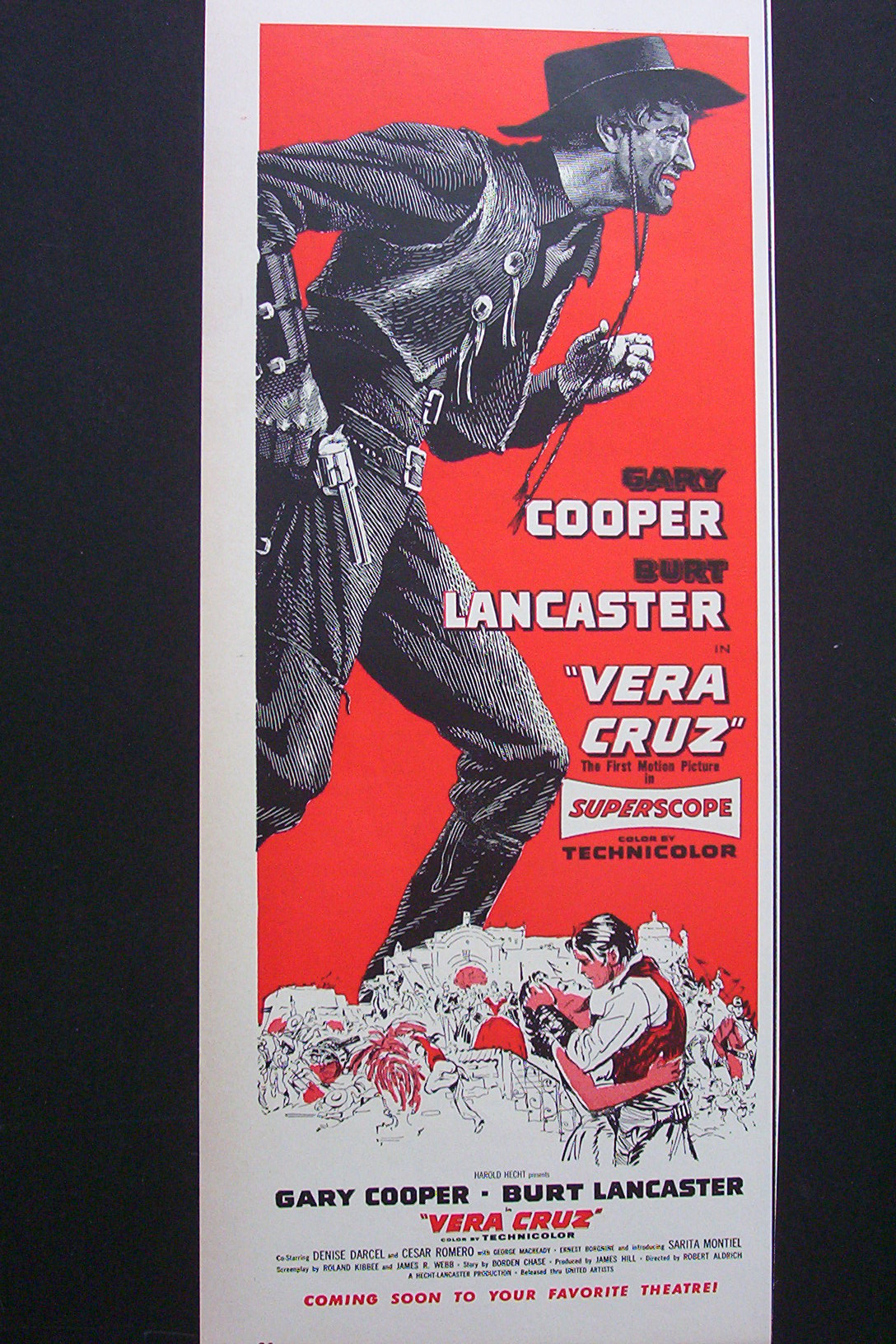 1955  Vera Cruz with  Gary  Cooper &  Burt  Lancaster