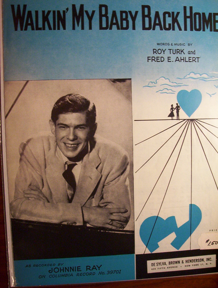 Sheet Music For 1930 Walkin' My Baby Back Home