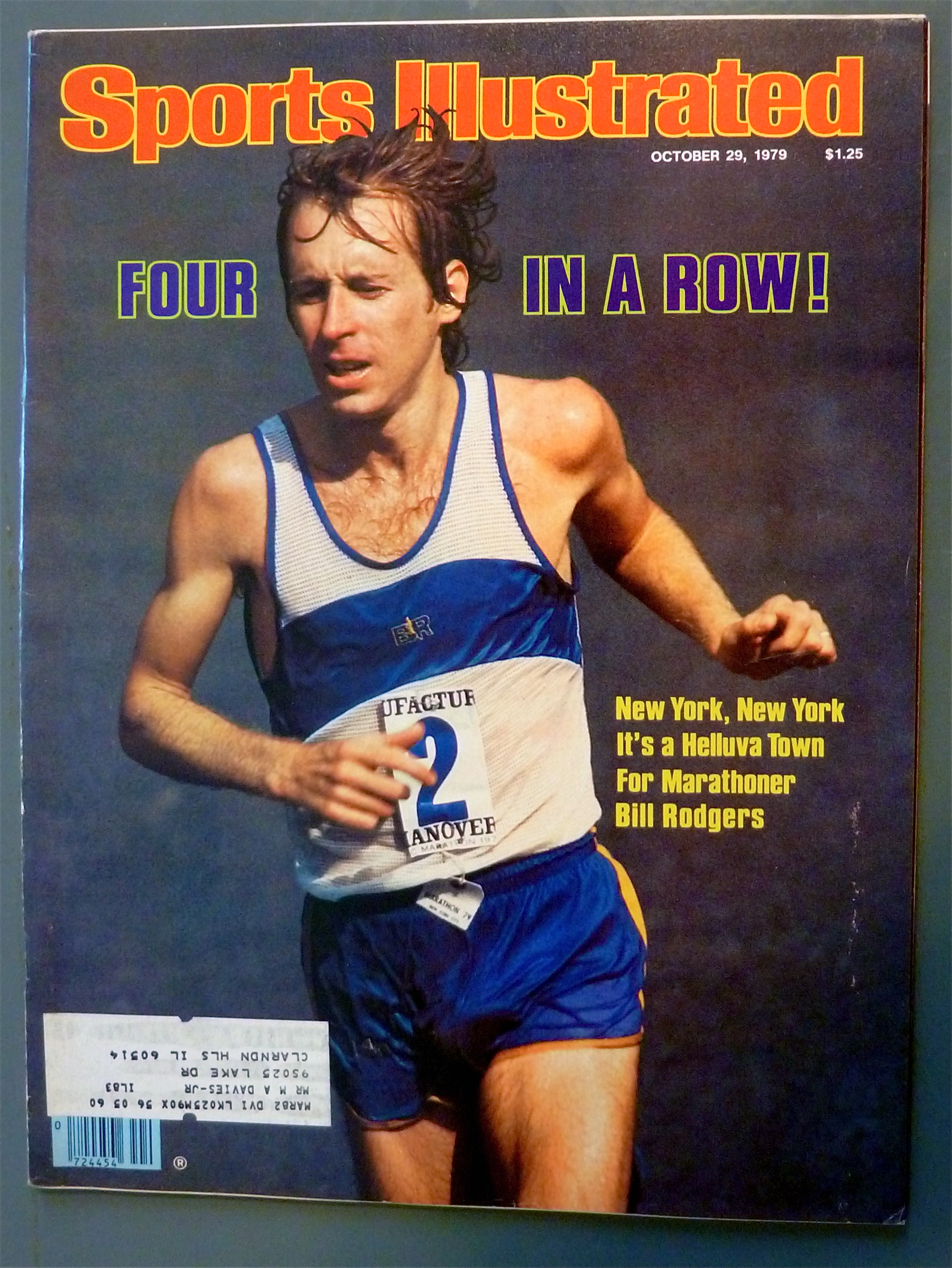 Sport Illustrated October 29, 1979 Bill Rodgers