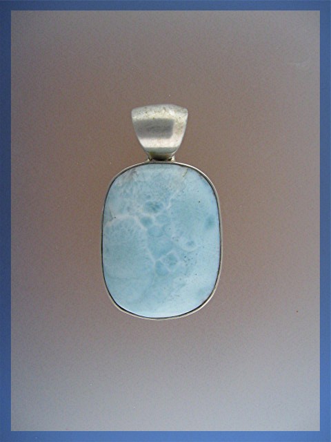 Sterling Silver LARIMAR Pendant