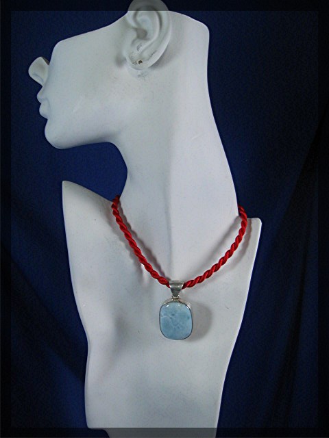 Sterling Silver LARIMAR Pendant