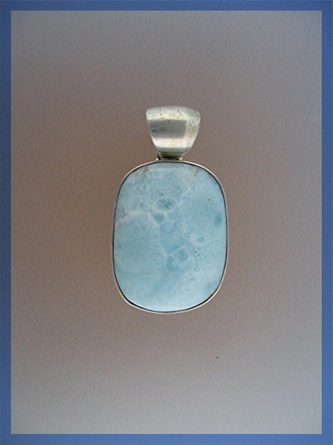 Sterling Silver LARIMAR Pendant